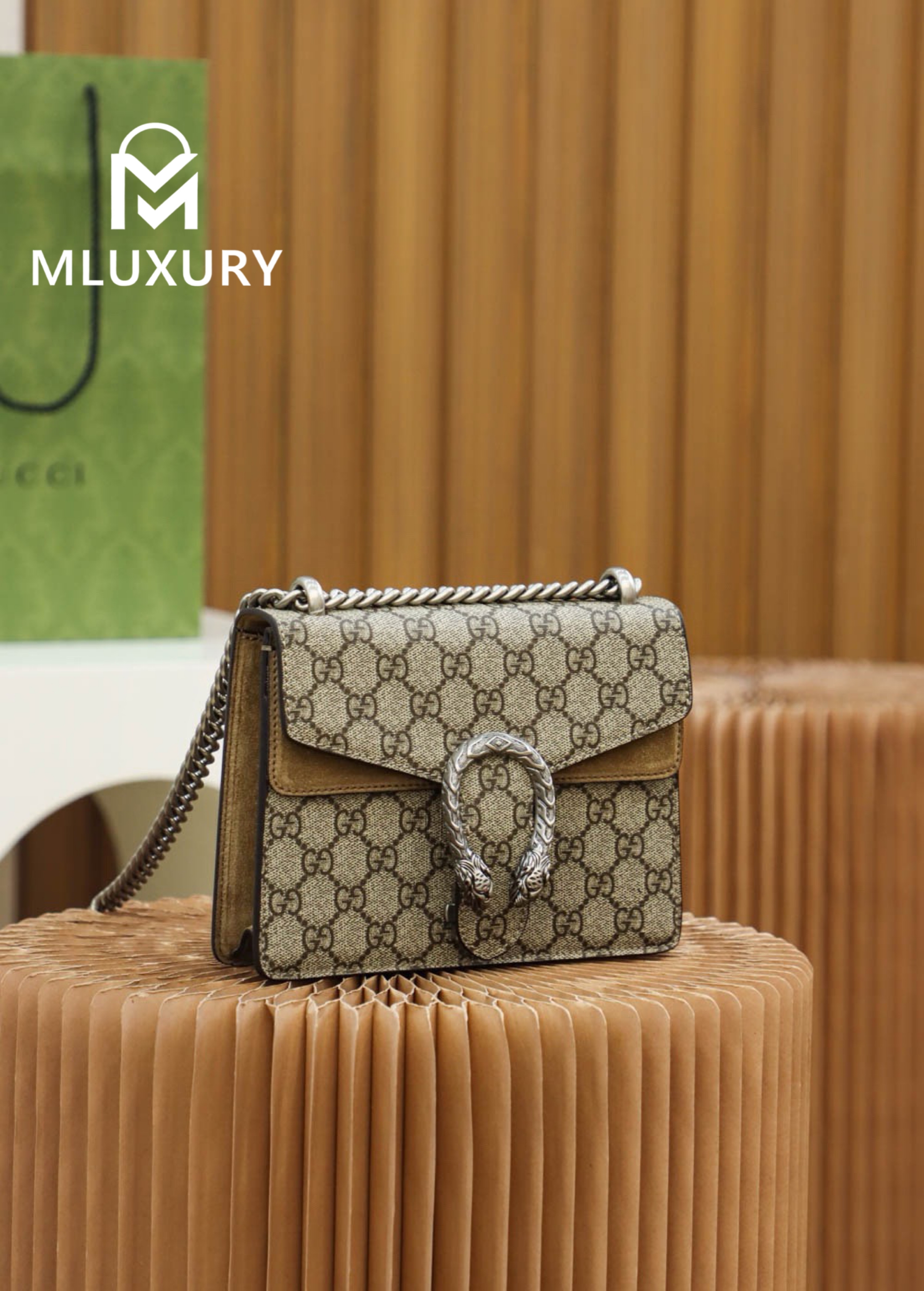 GUCCI Dionysus 20, Genuine Leather