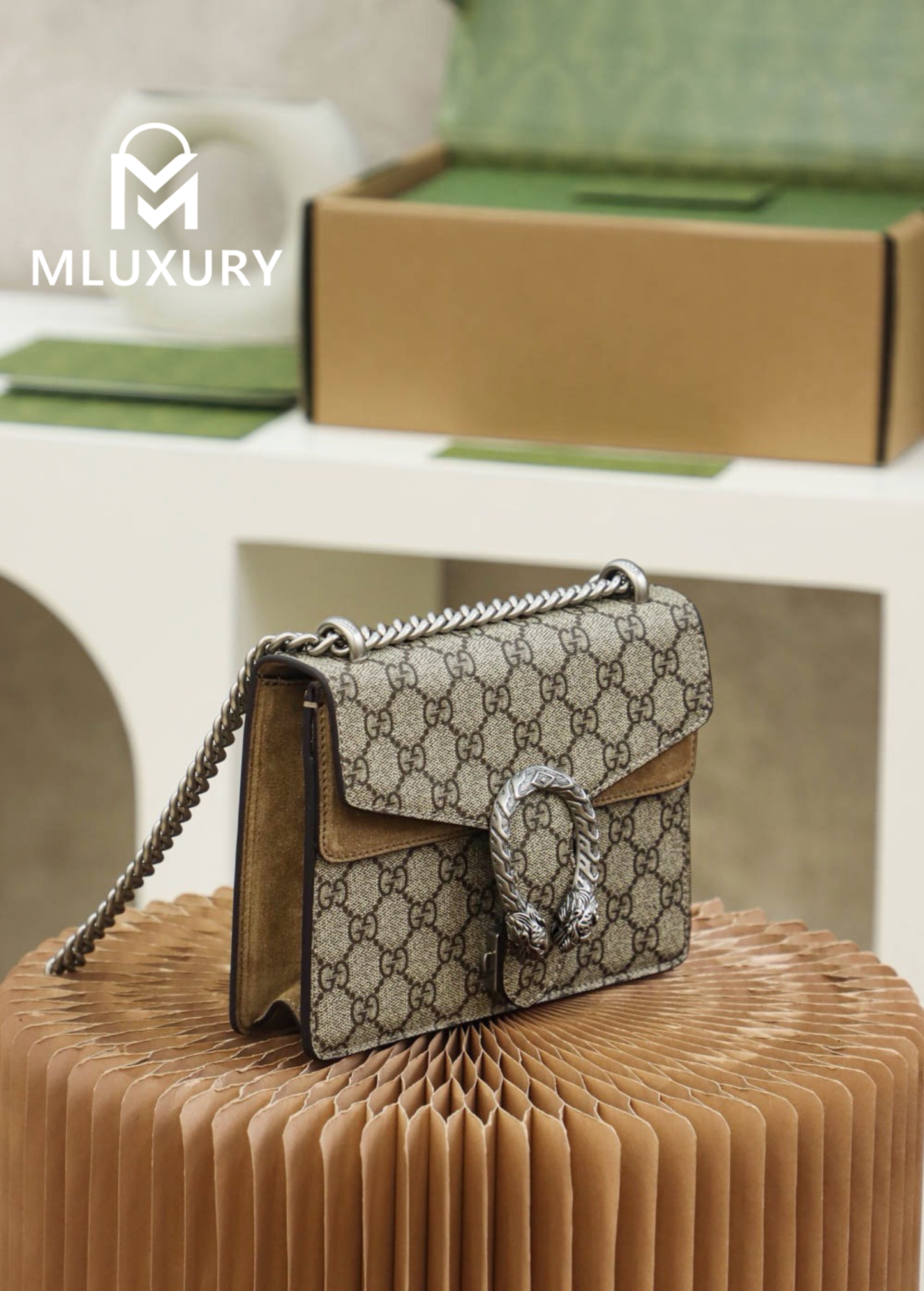 GUCCI Dionysus 20, Genuine Leather