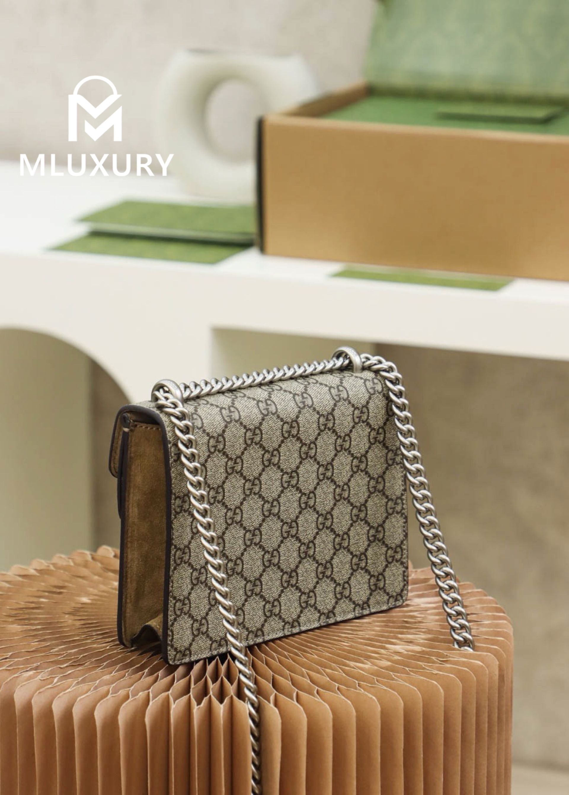 GUCCI Dionysus 20, Genuine Leather