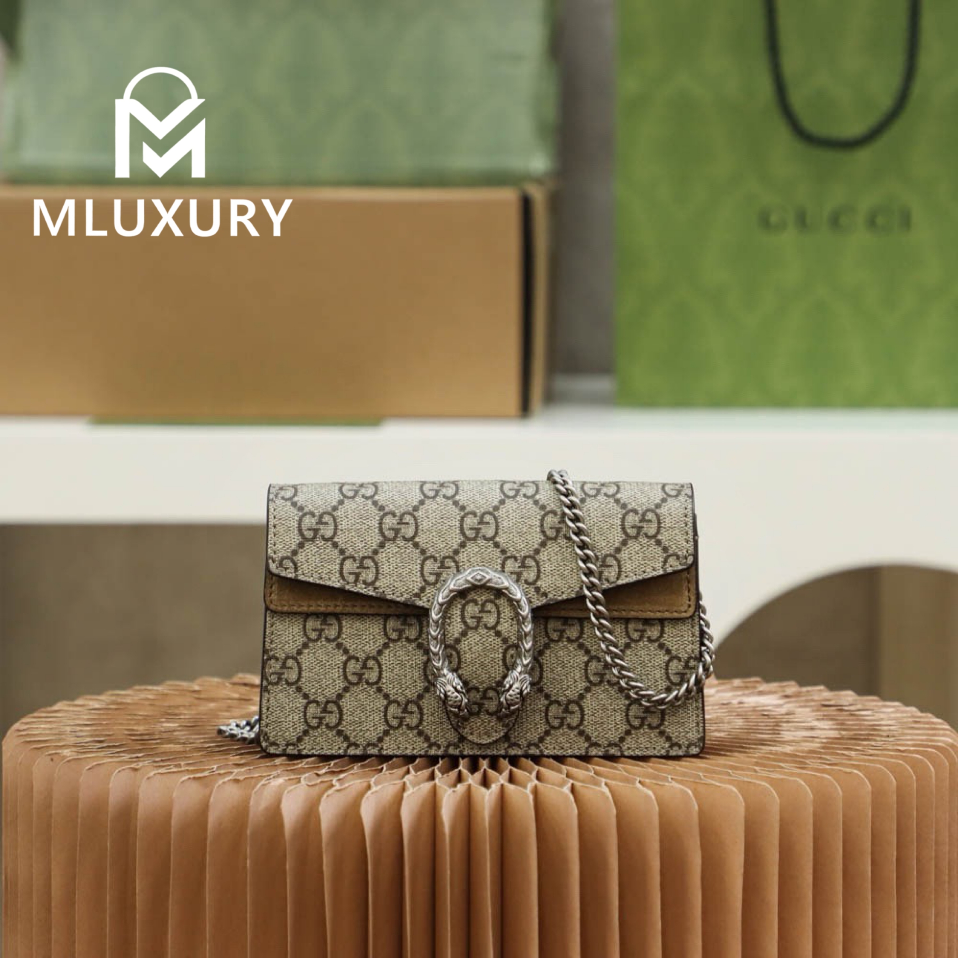 GUCCI Dionysus Mini, Genuine Leather