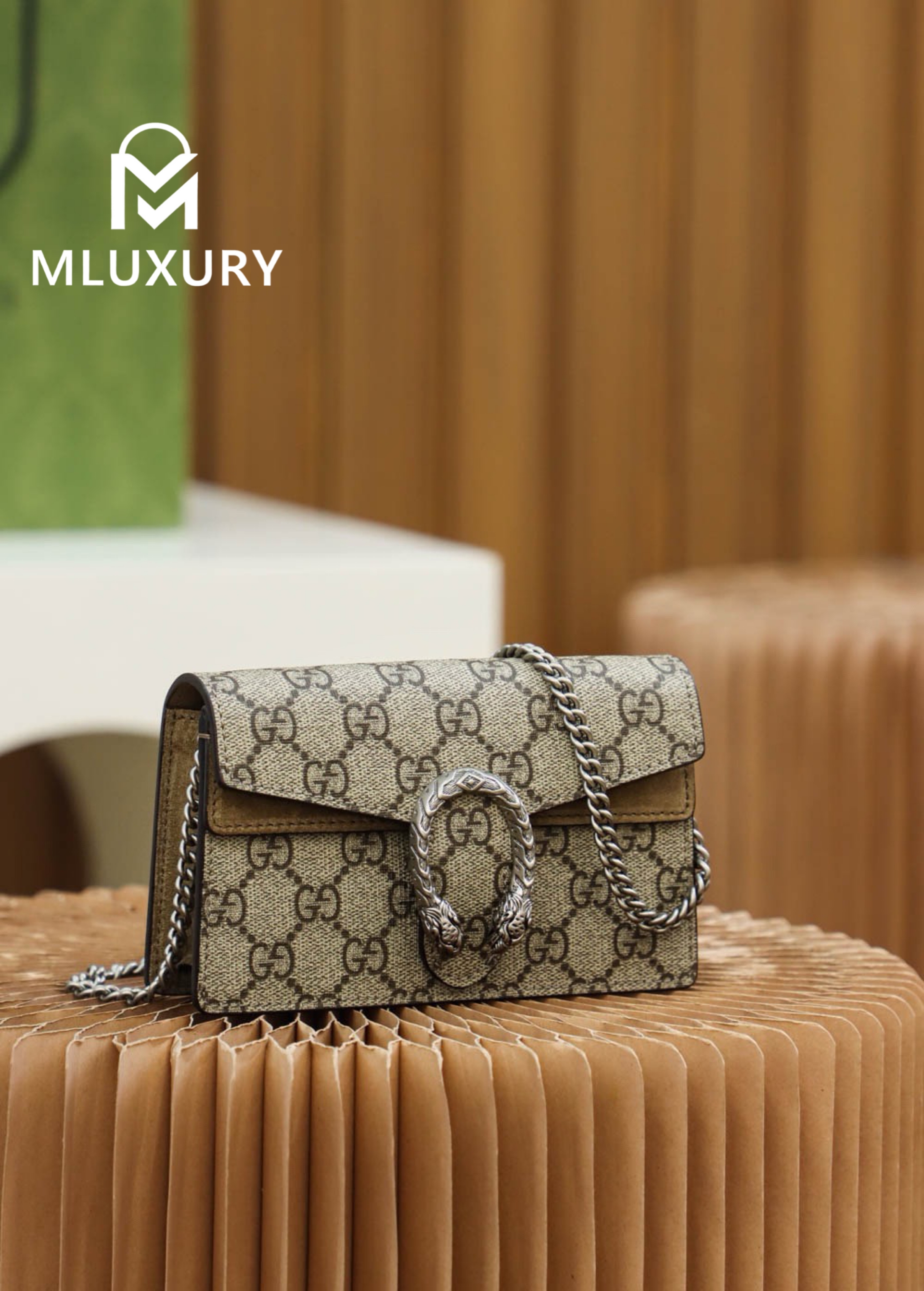 GUCCI Dionysus Mini, Genuine Leather