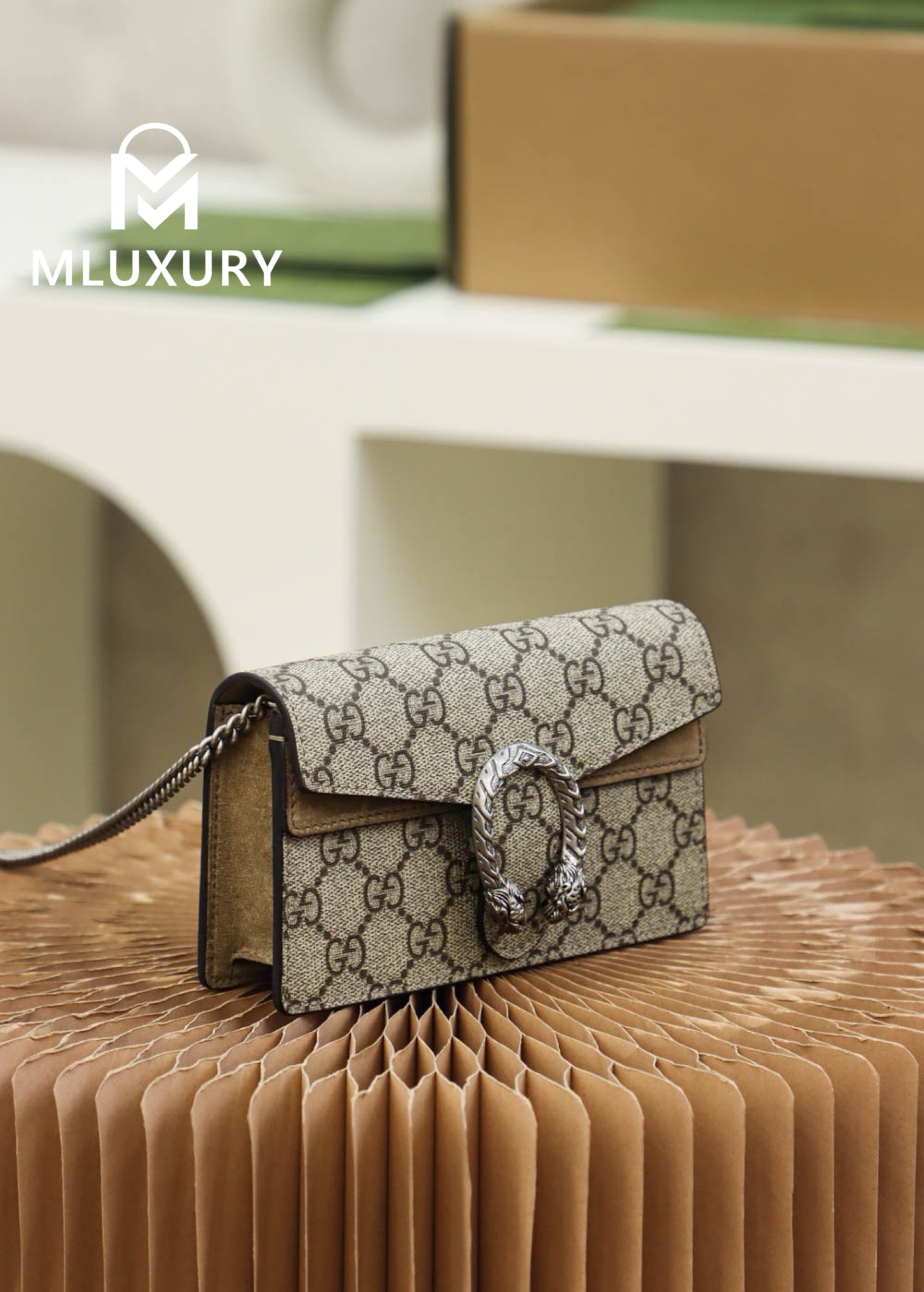 GUCCI Dionysus Mini, Genuine Leather