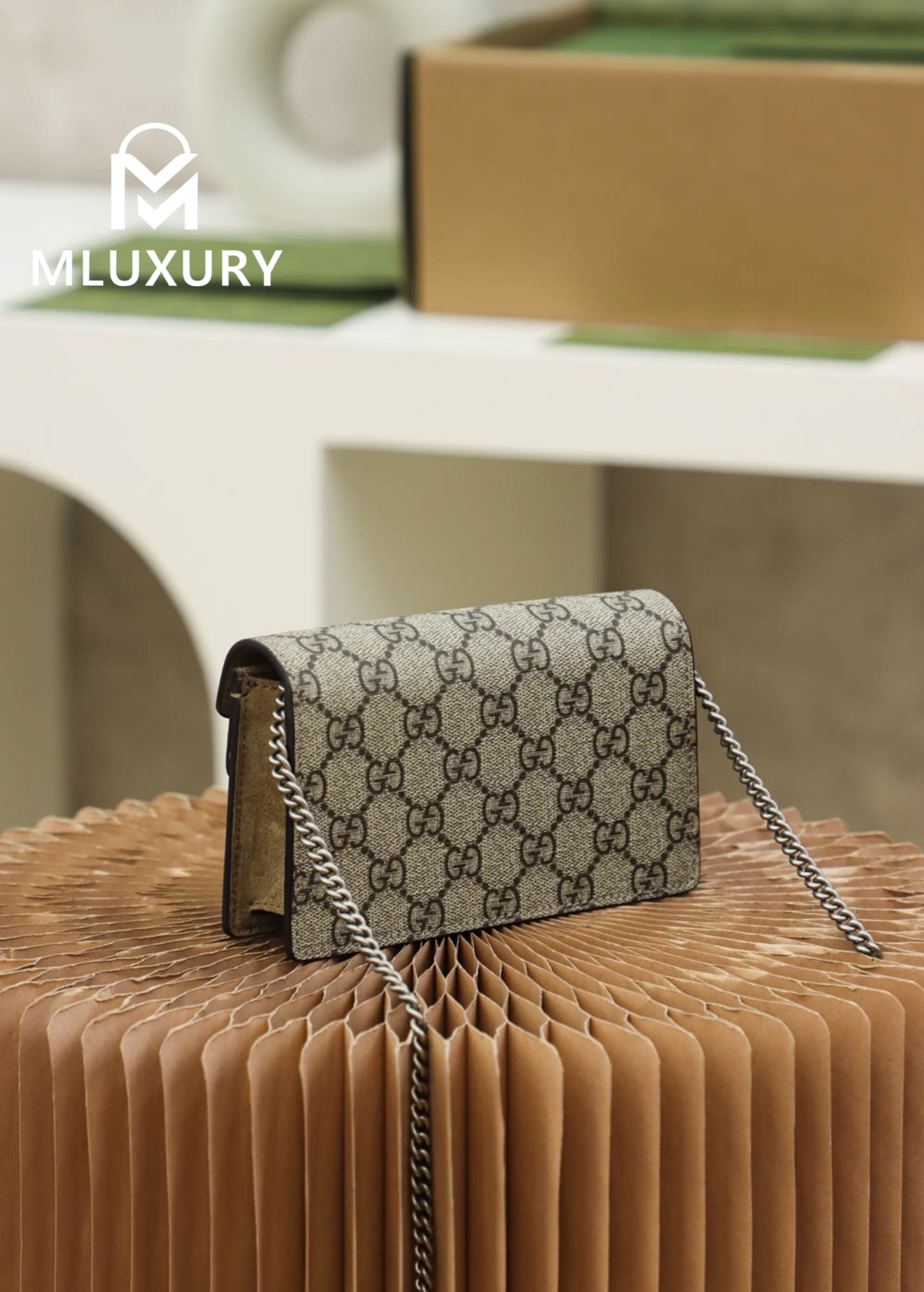 GUCCI Dionysus Mini, Genuine Leather