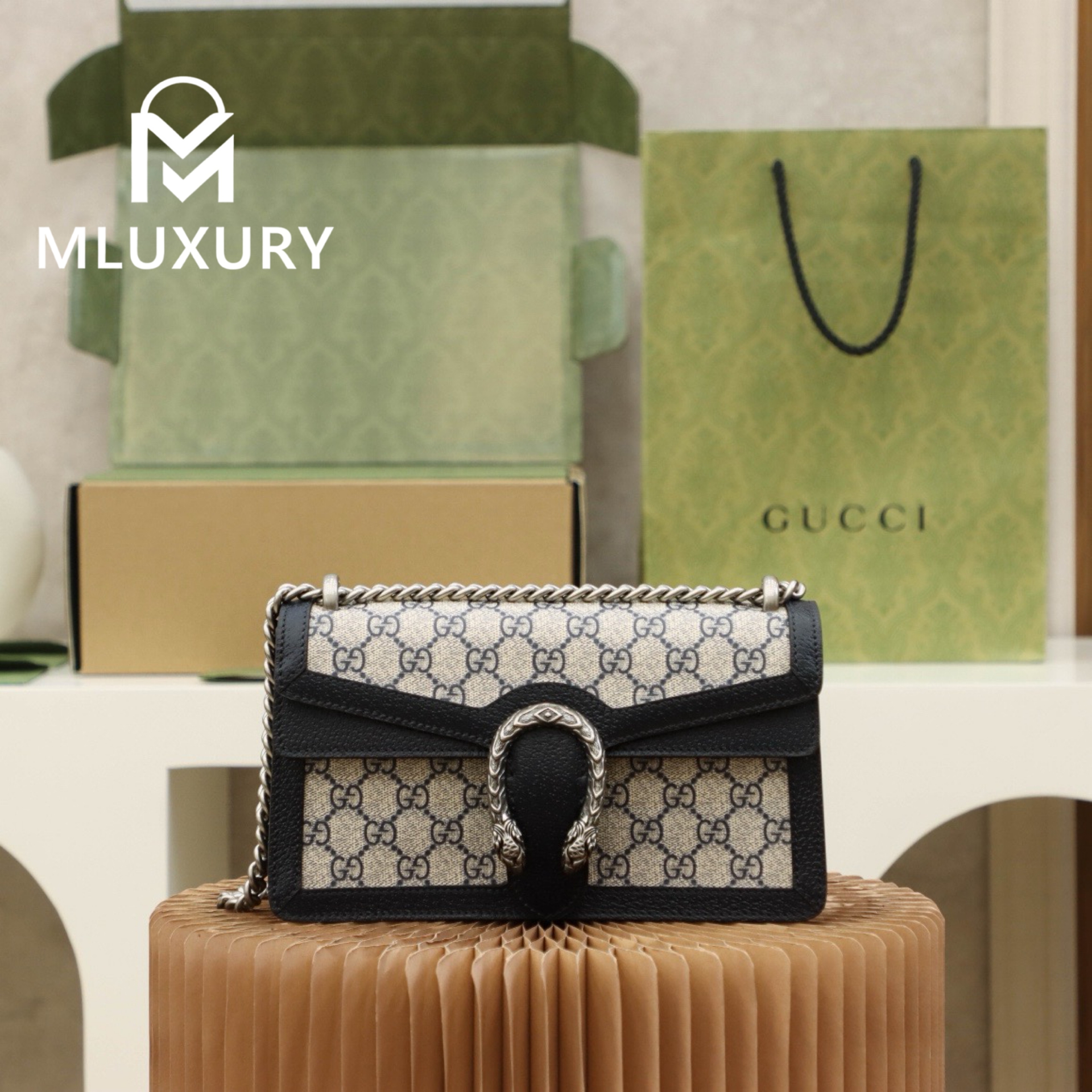 GUCCI Dionysus 25, Genuine Leather