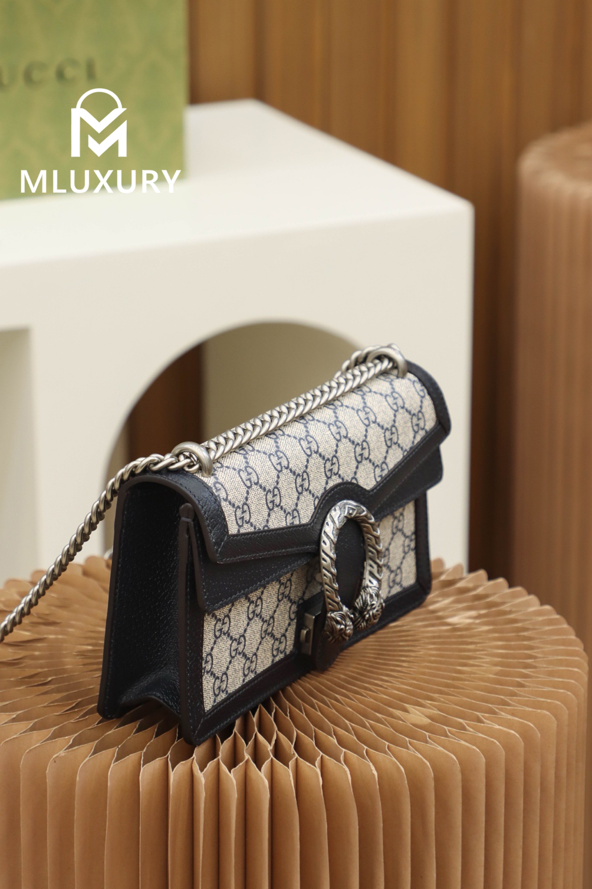 GUCCI Dionysus 25, Genuine Leather