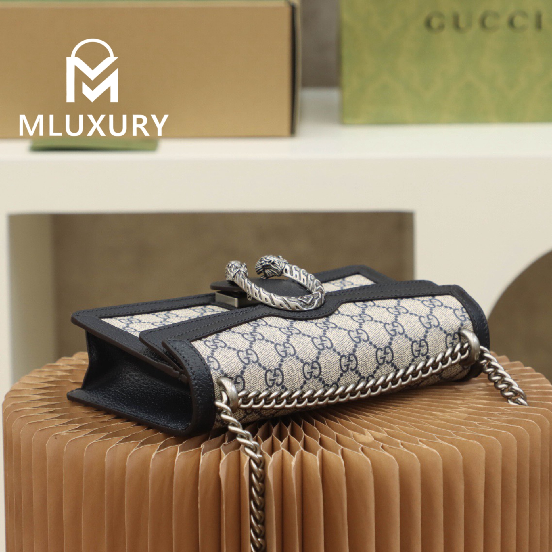 GUCCI Dionysus 25, Genuine Leather