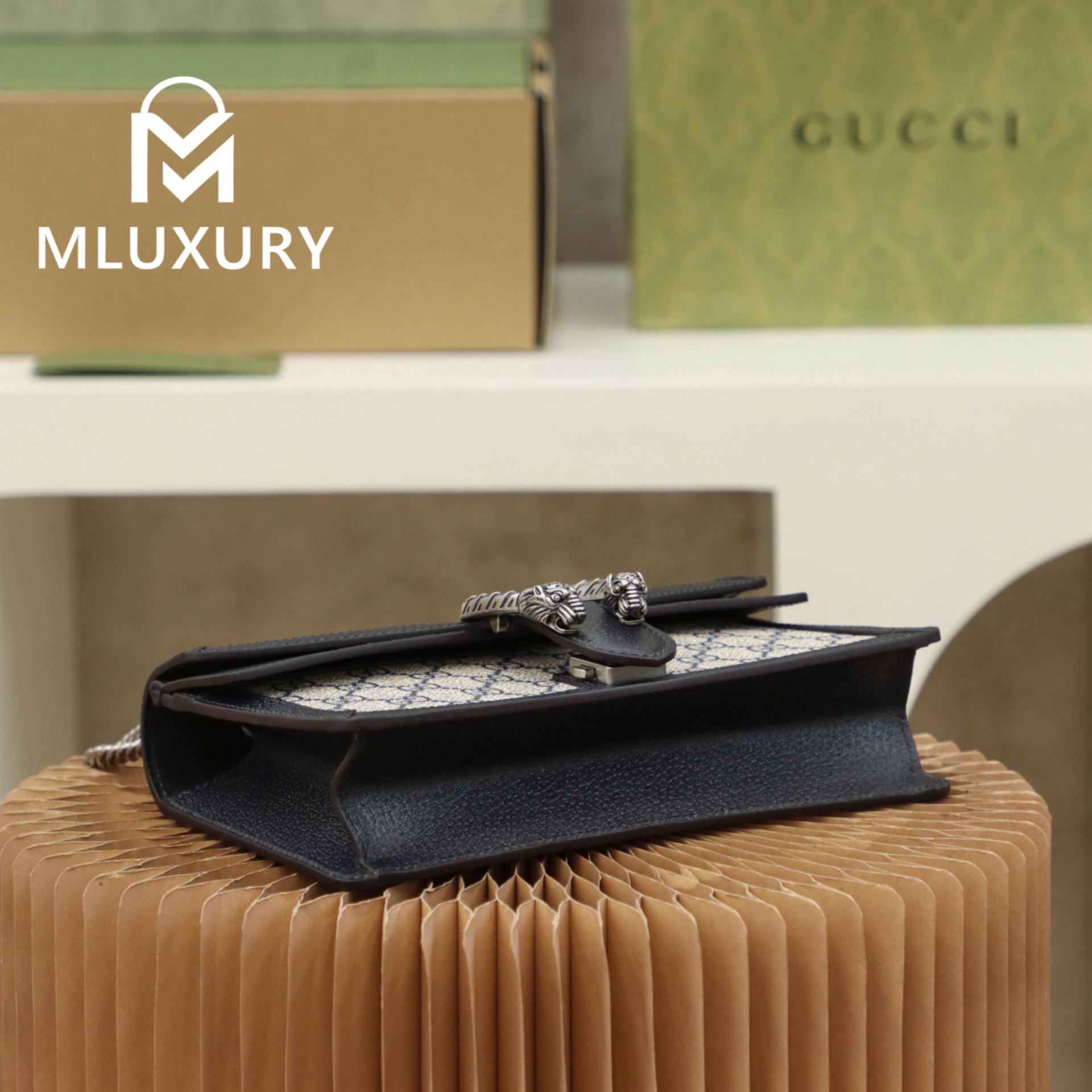 GUCCI Dionysus 25, Genuine Leather