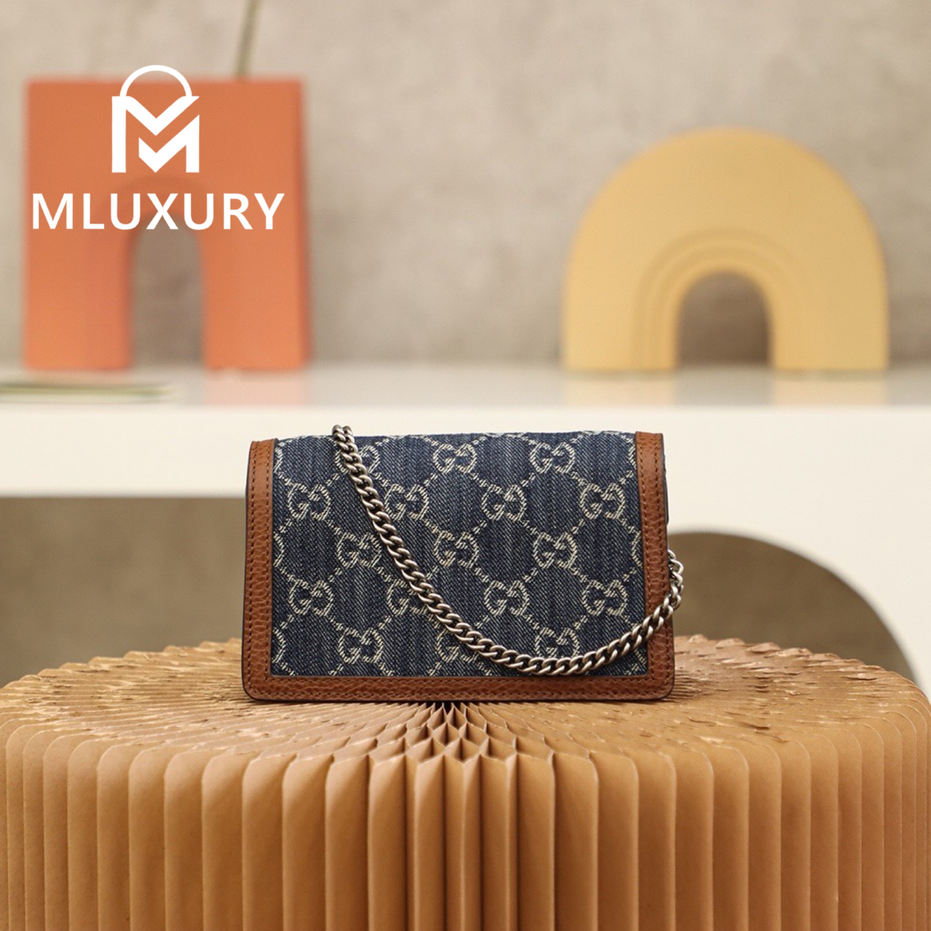 GUCCI Dionysus Vintage Denim Collection, Original Leather