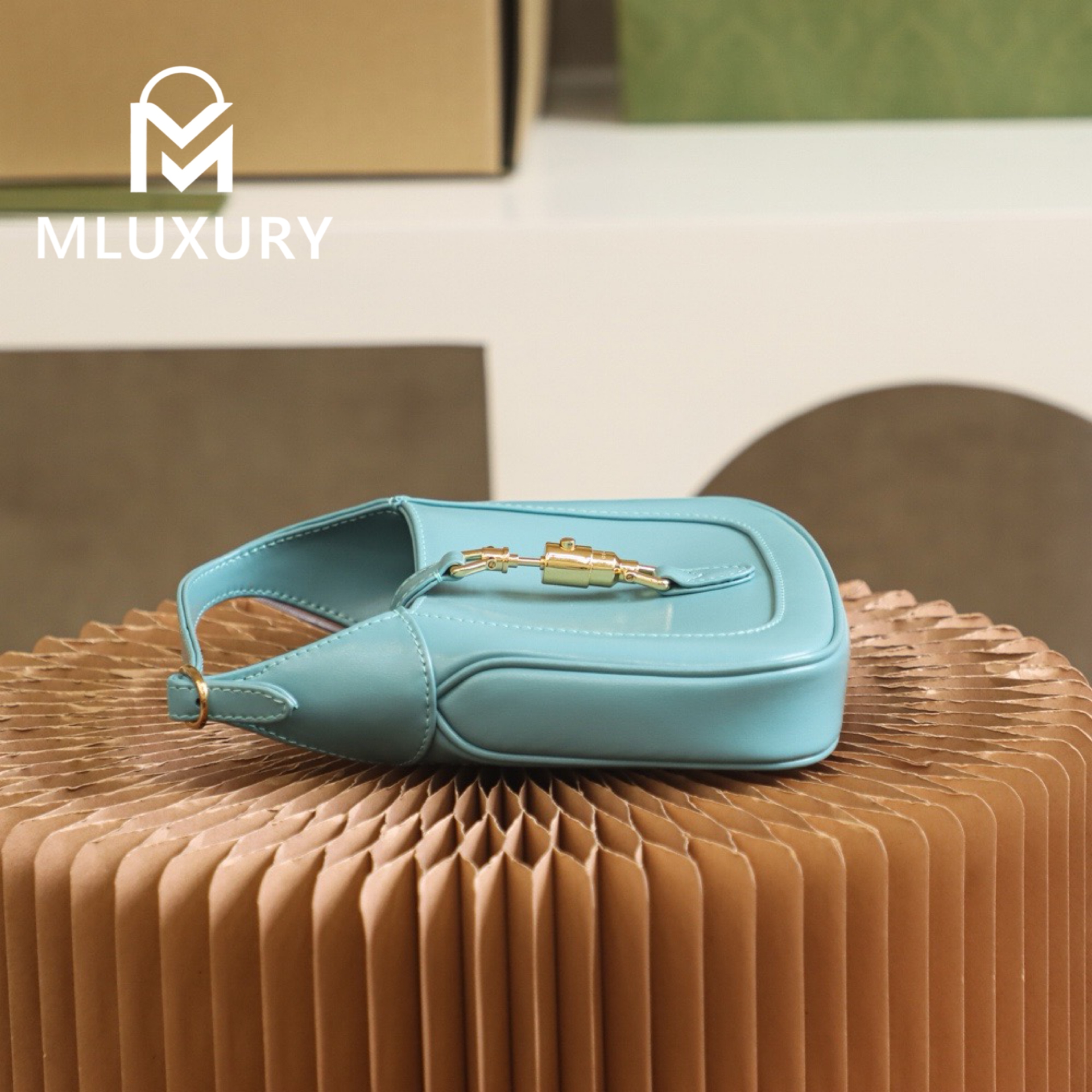 GUCCI Jackie 1961 Mini, Original Leather, Blue
