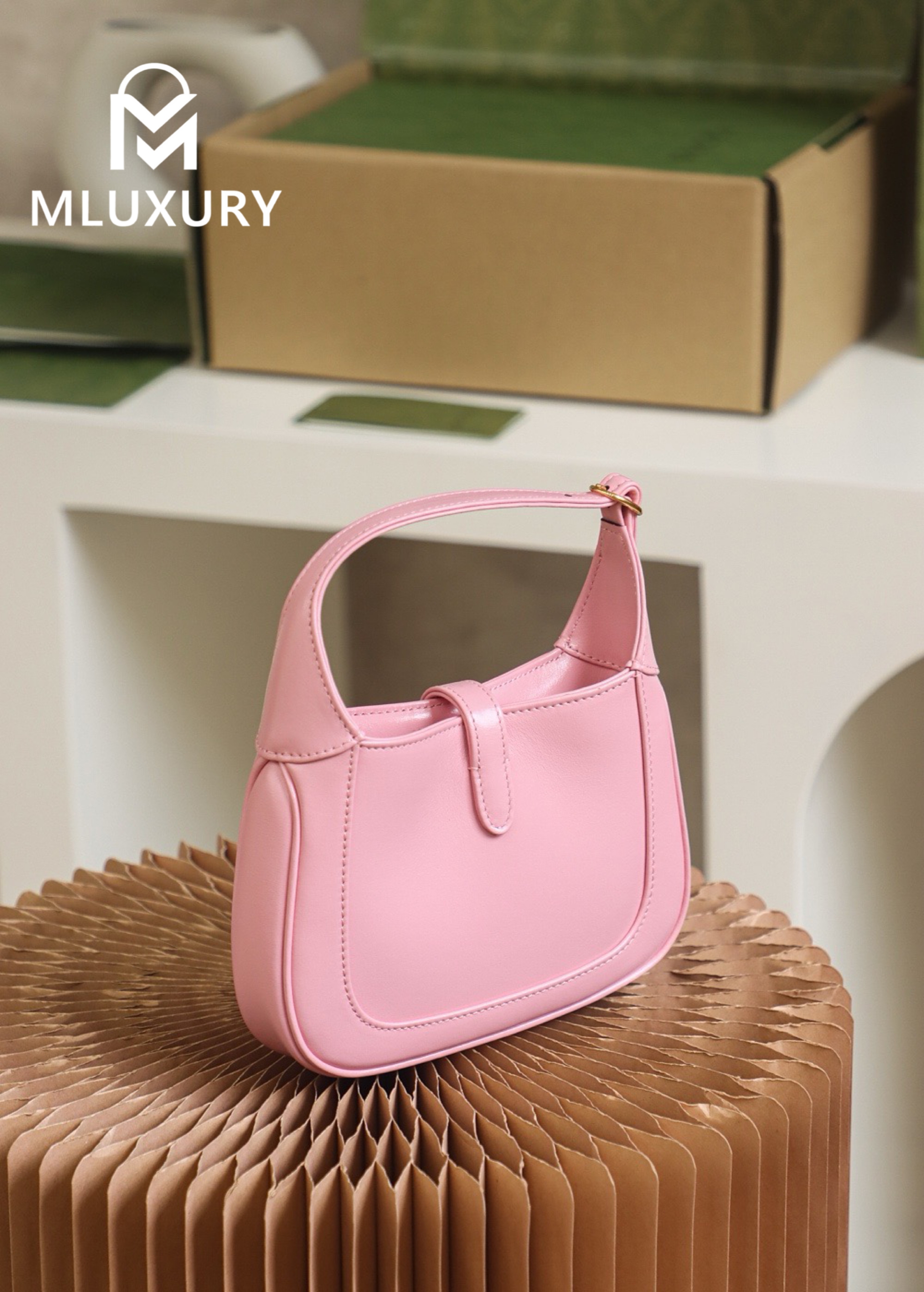 GUCCI Jackie 1961 Mini, Original Leather, Pink