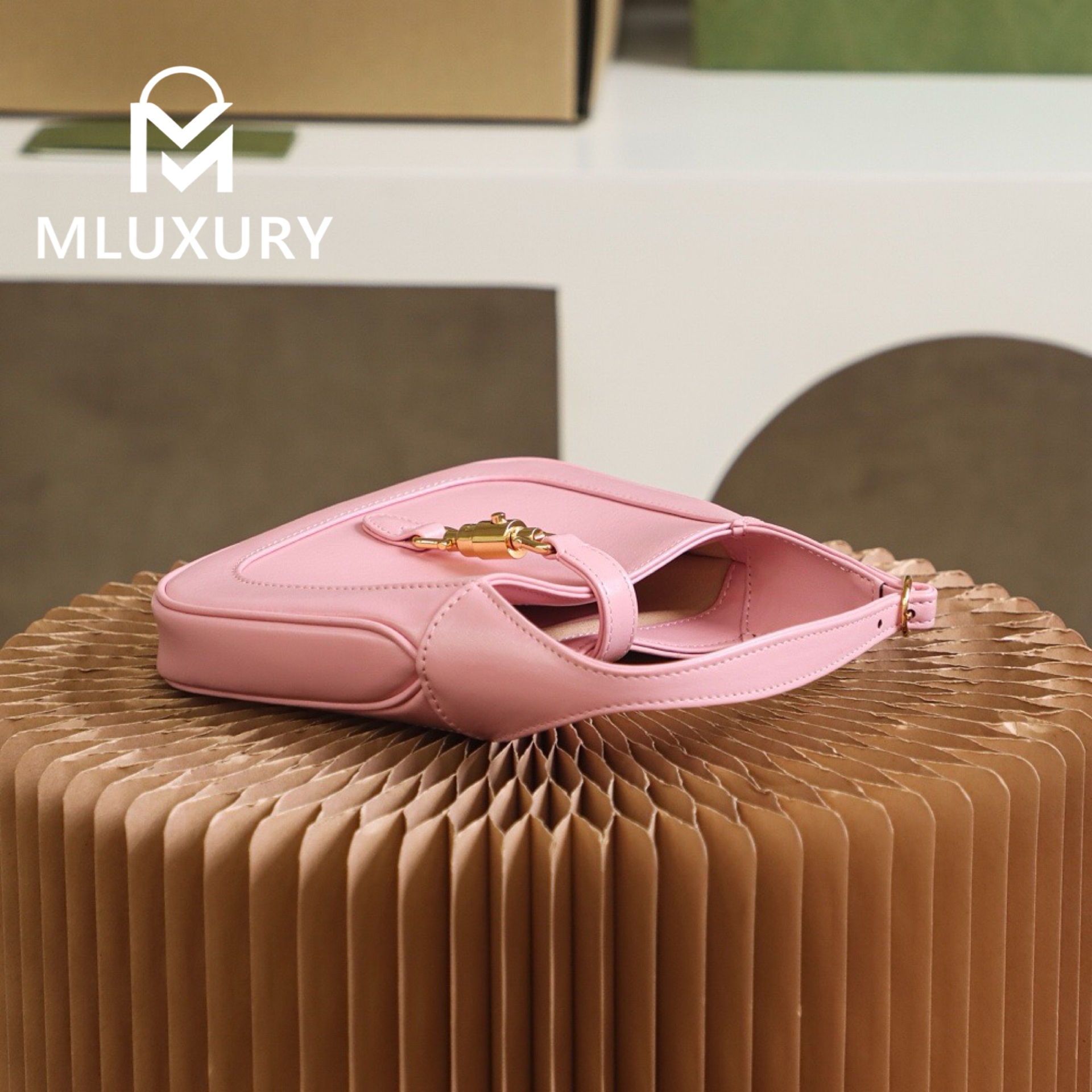 GUCCI Jackie 1961 Mini, Original Leather, Pink