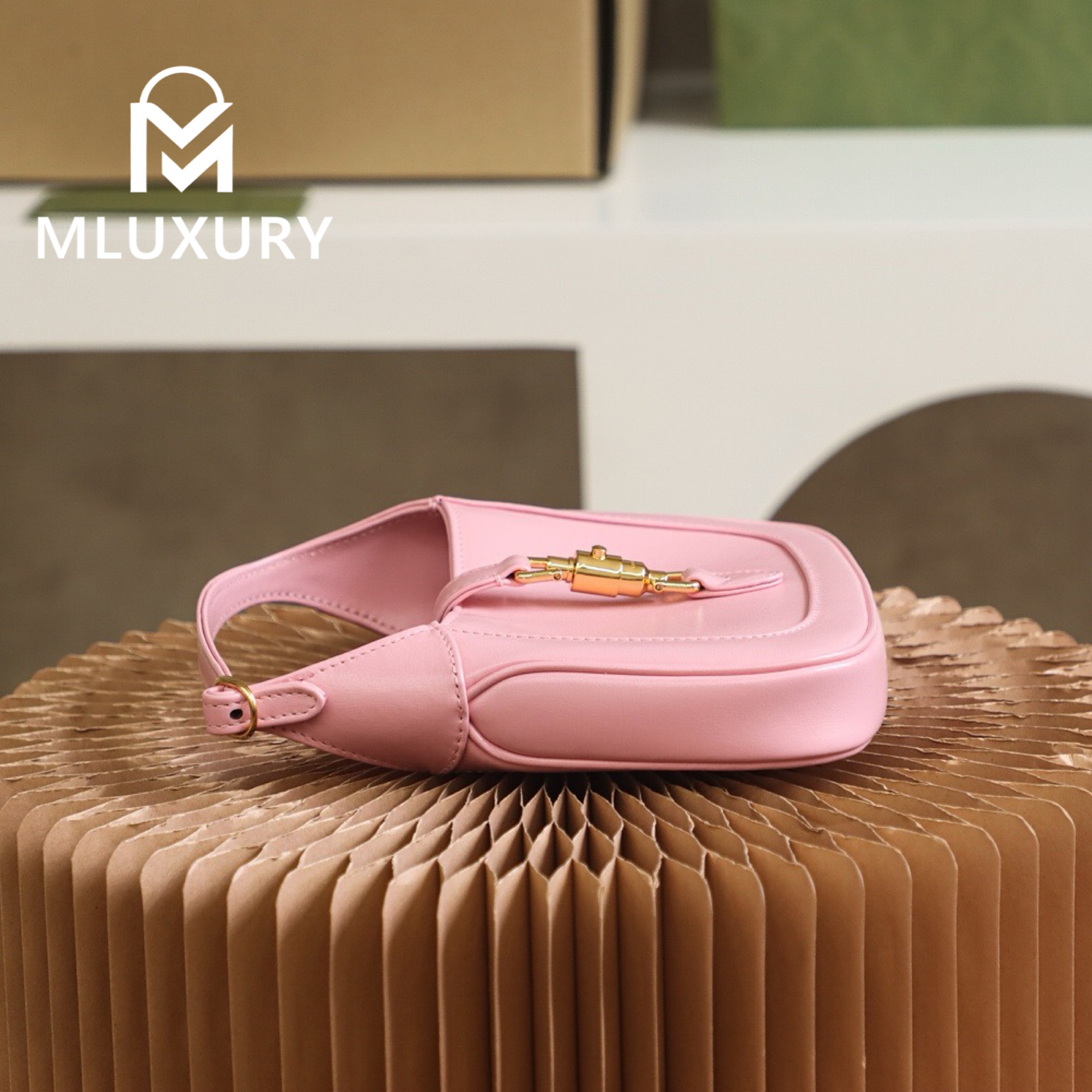 GUCCI Jackie 1961 Mini, Original Leather, Pink
