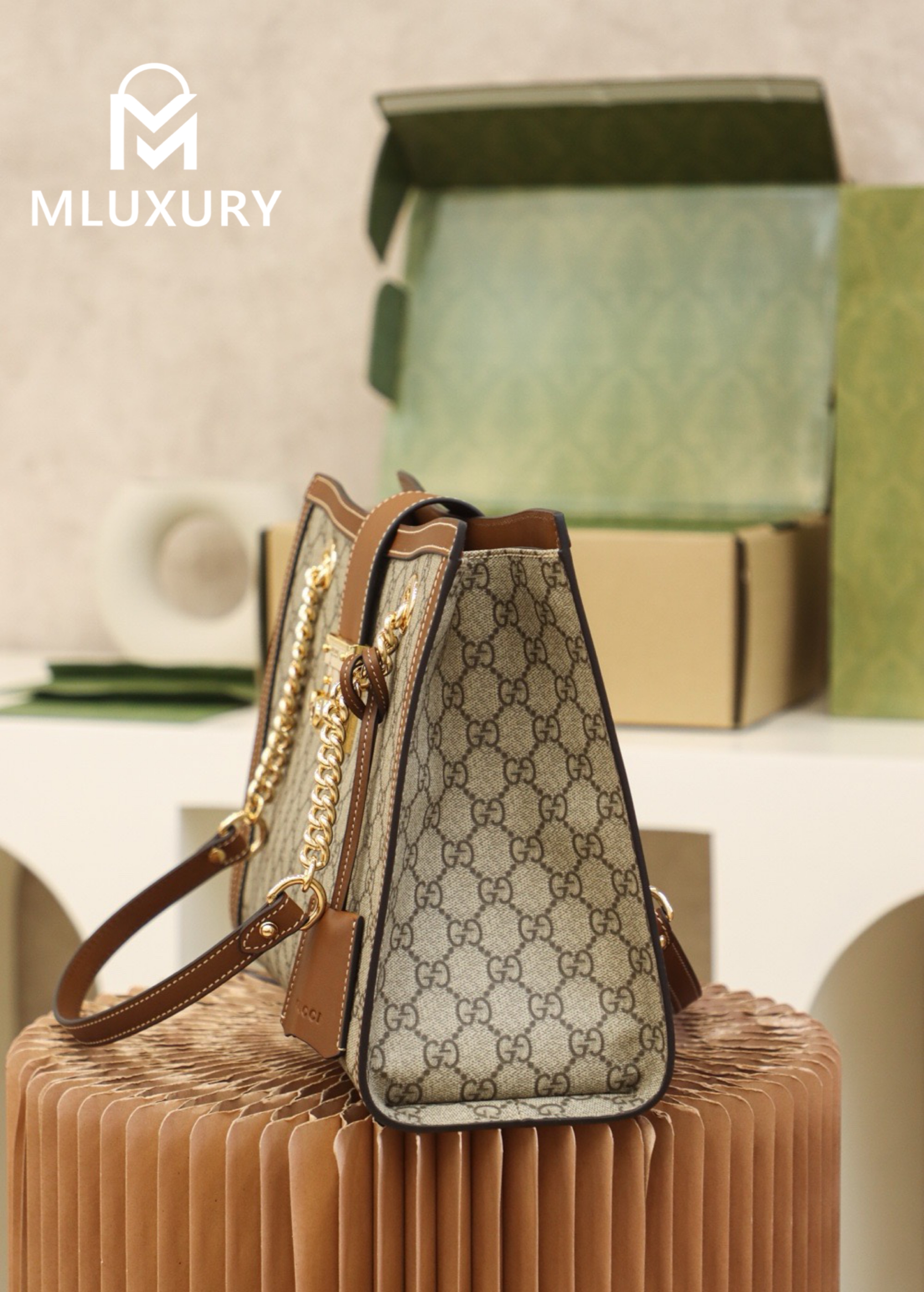 GUCCI Padlock Medium, Genuine Leather