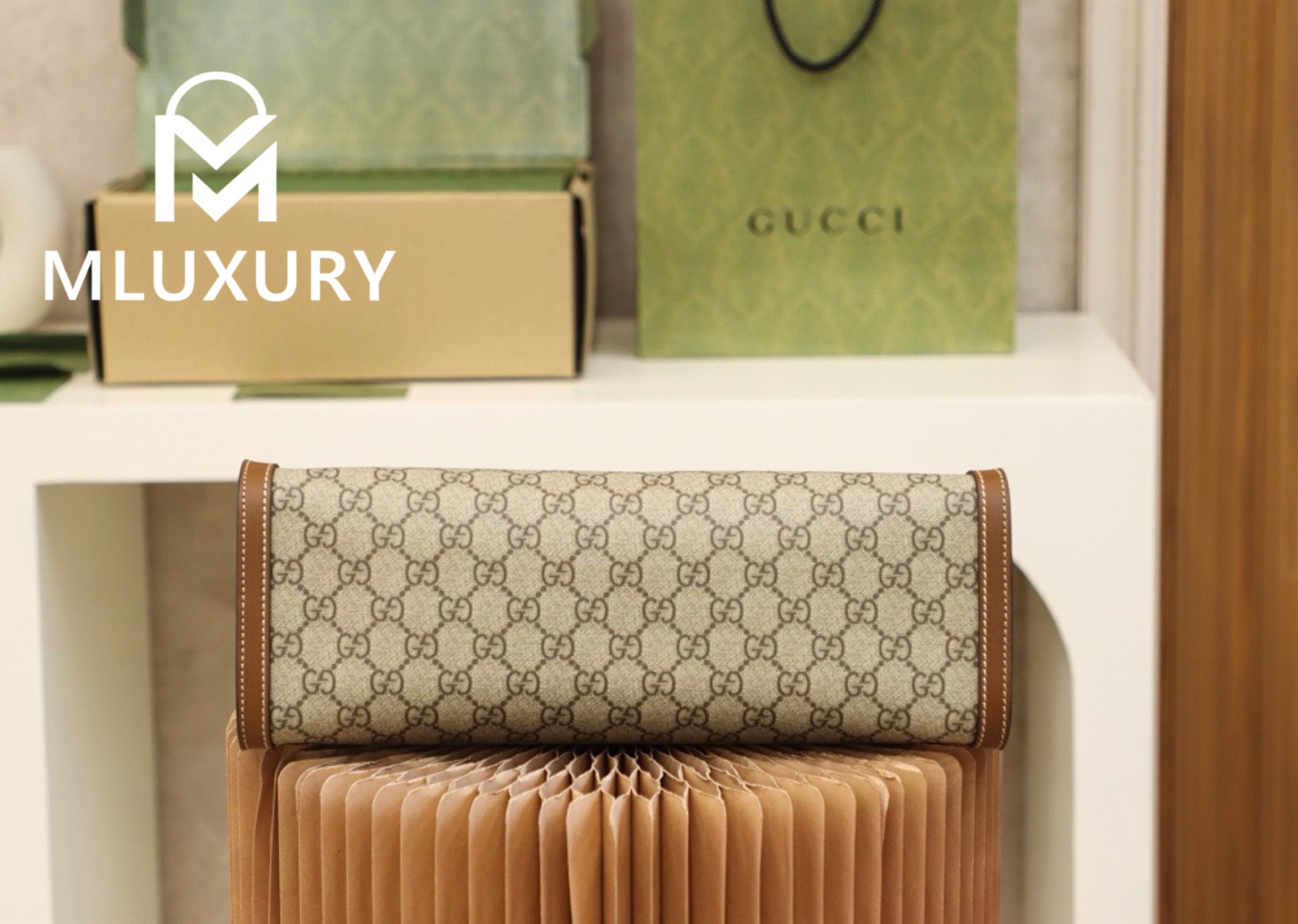 GUCCI Padlock Medium, Genuine Leather