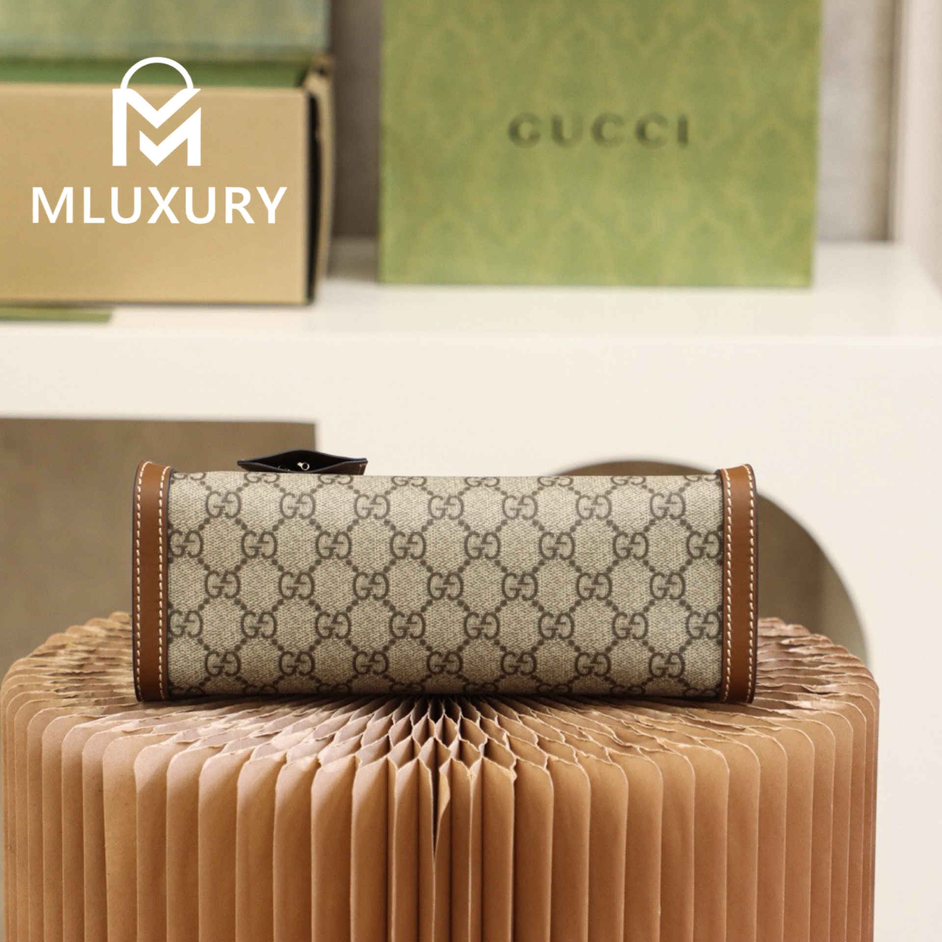 GUCCI Padlock Small, Genuine Leather