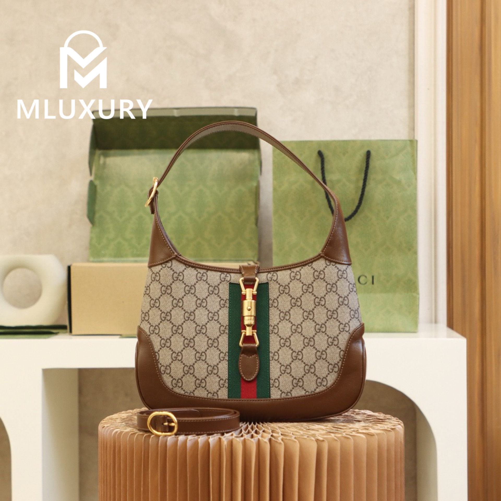 GUCCI Jackie 1961, Genuine Leather