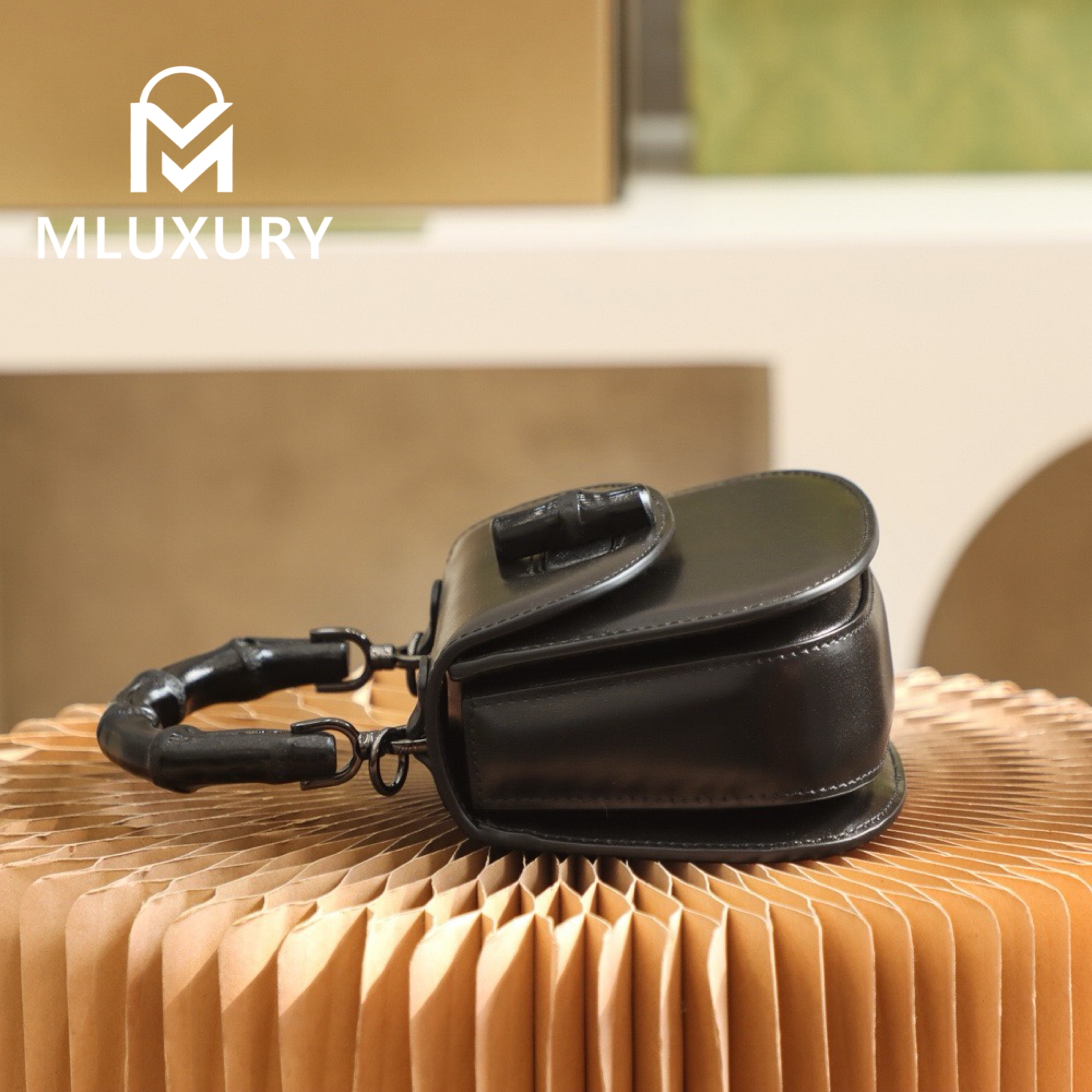 GUCCI Mini Retro Bamboo Collection, Original Leather