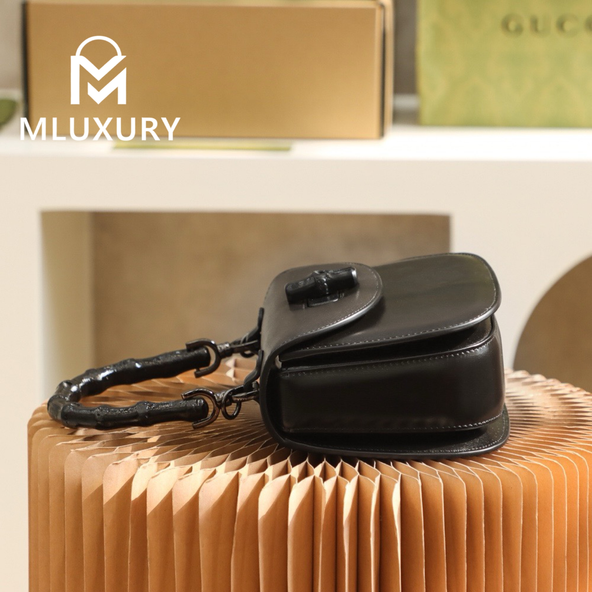 GUCCI Vintage Bamboo Handle Collection, Original Leather