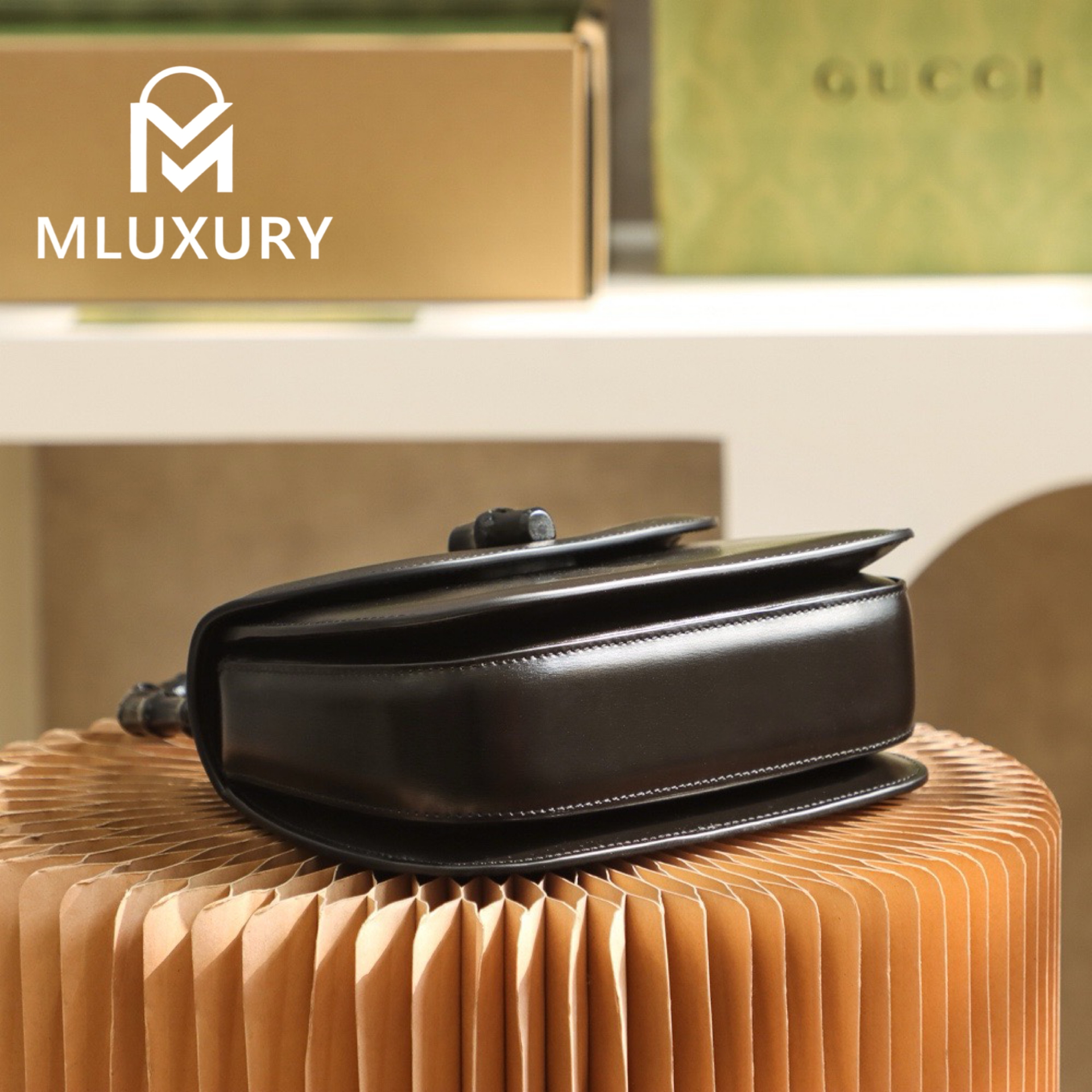 GUCCI Vintage Bamboo Handle Collection, Original Leather