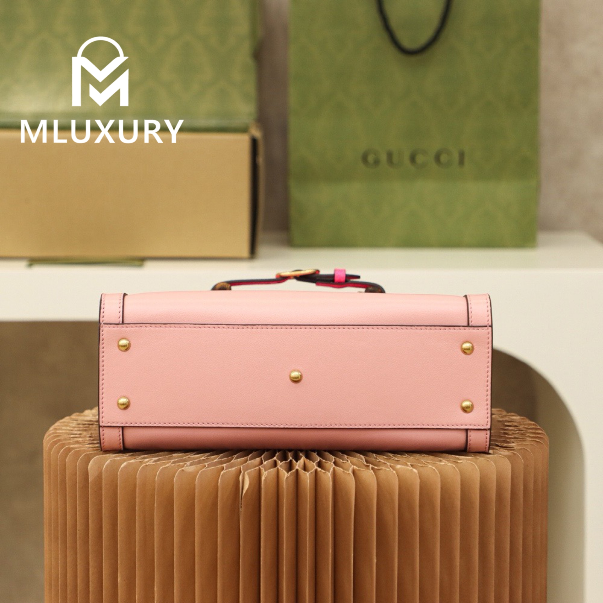GUCCI Diana Small, Original Leather, Pink