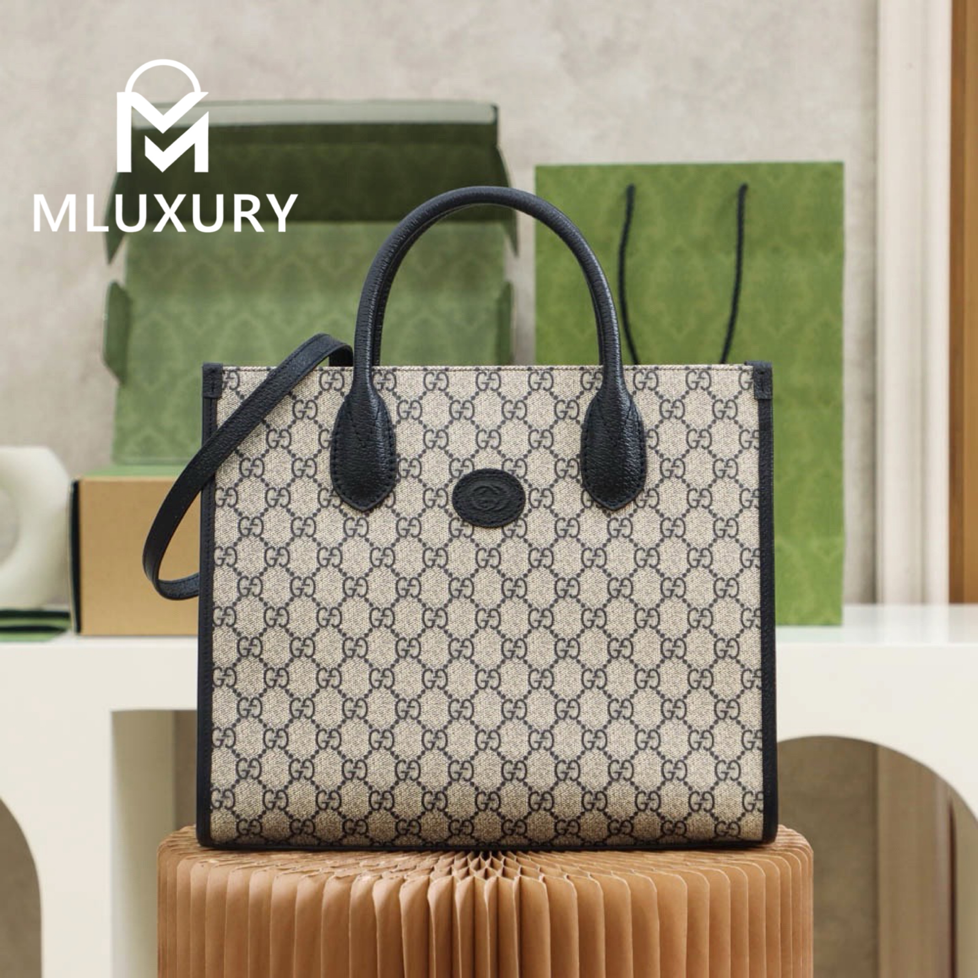 GUCCI Tote Small, Genuine Leather