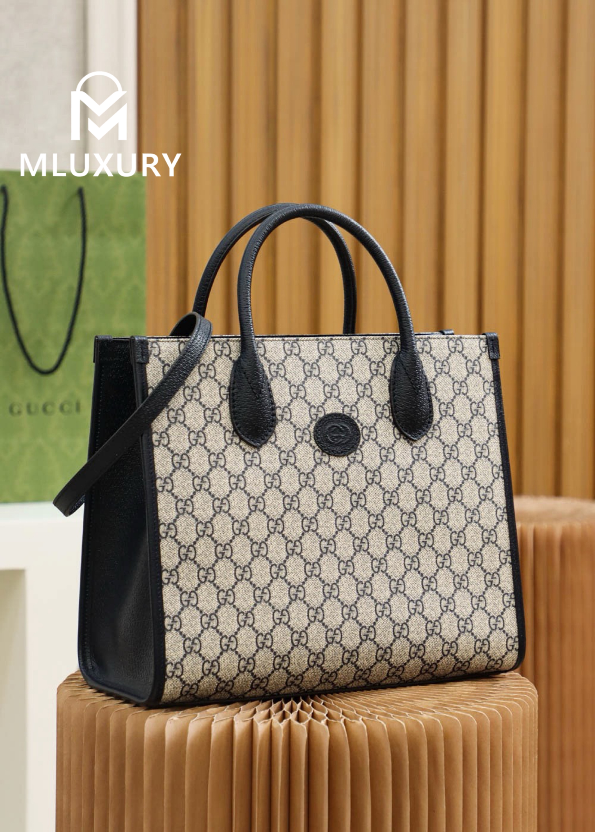 GUCCI Tote Small, Genuine Leather