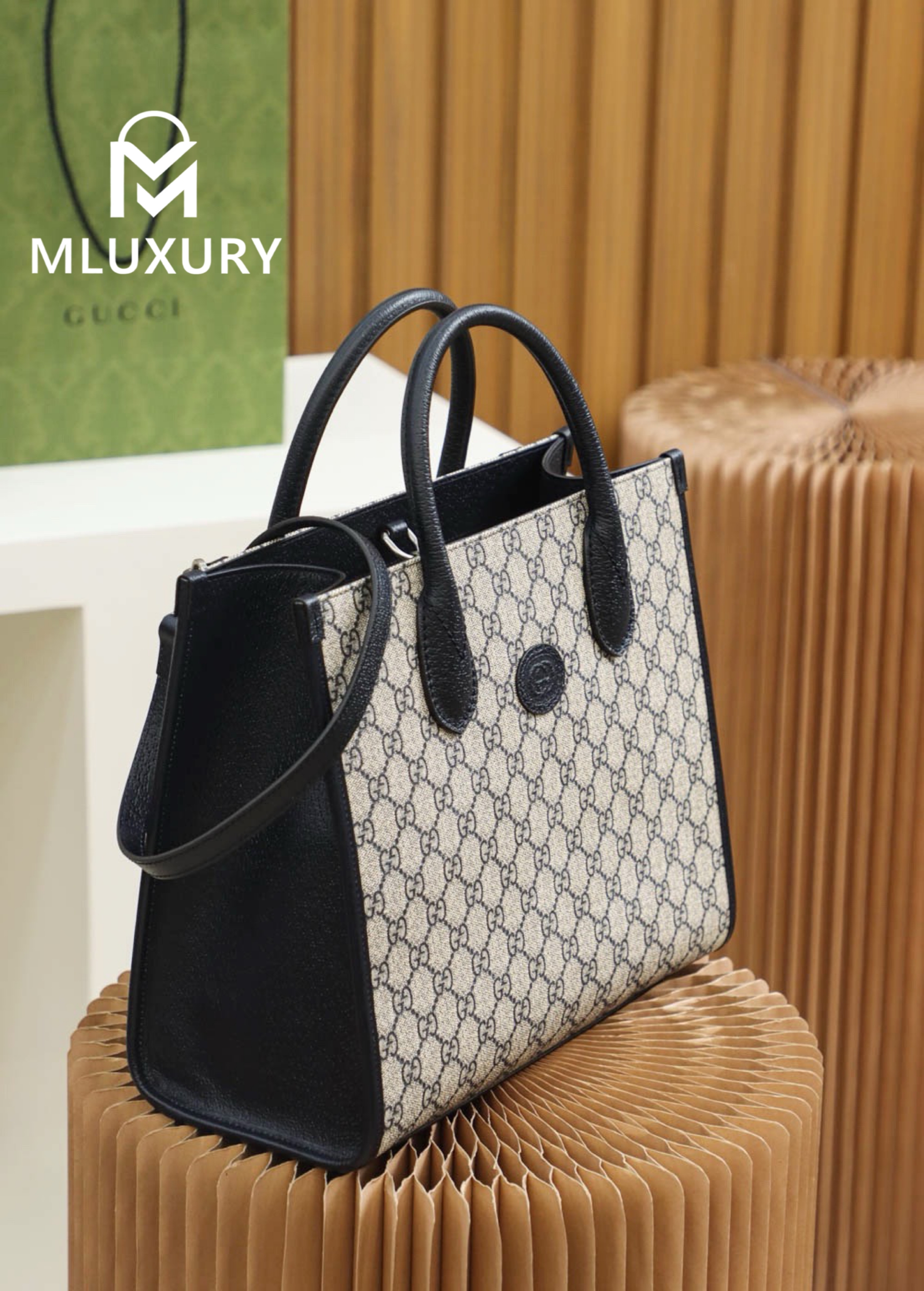 GUCCI Tote Small, Genuine Leather