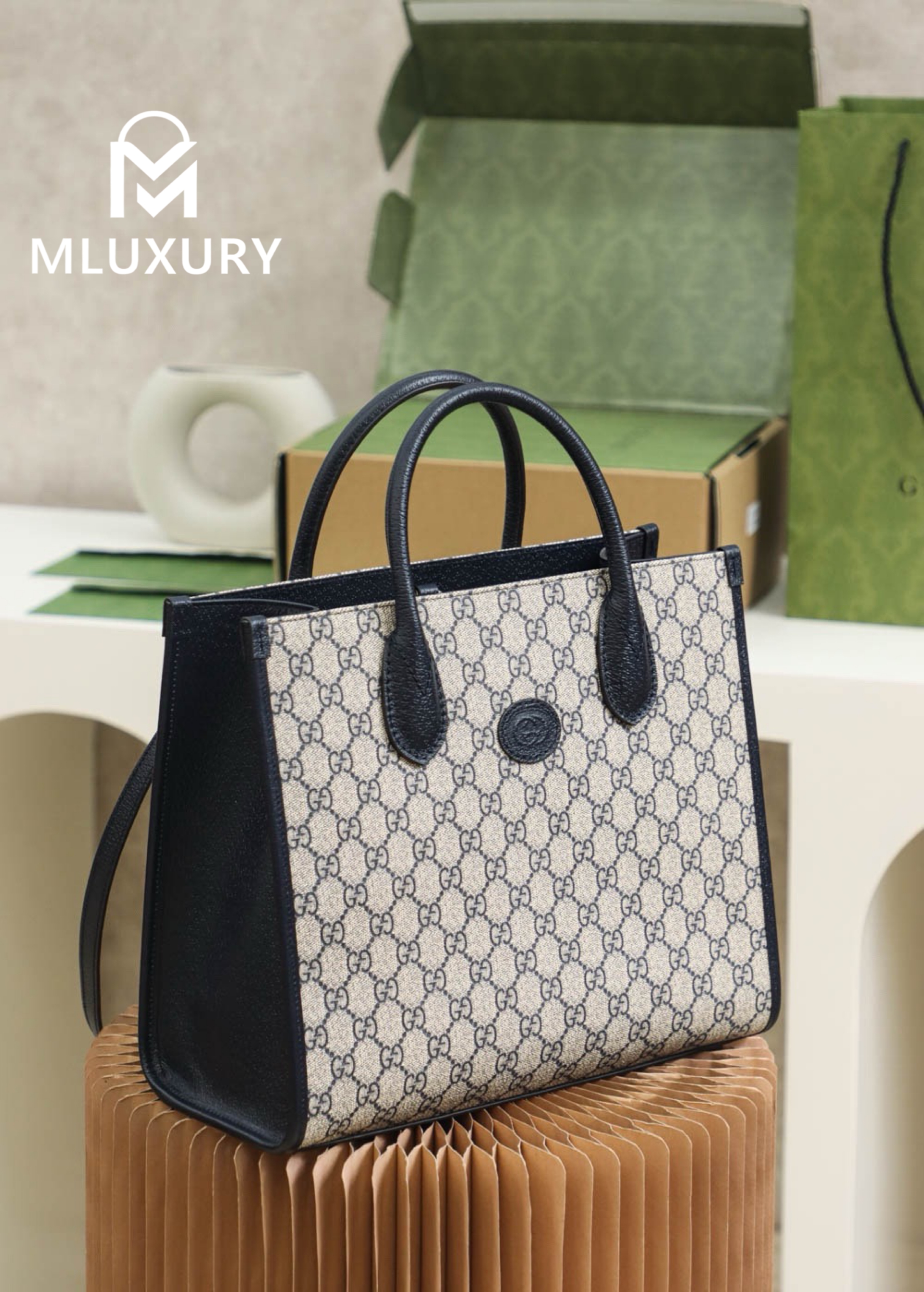 GUCCI Tote Small, Genuine Leather