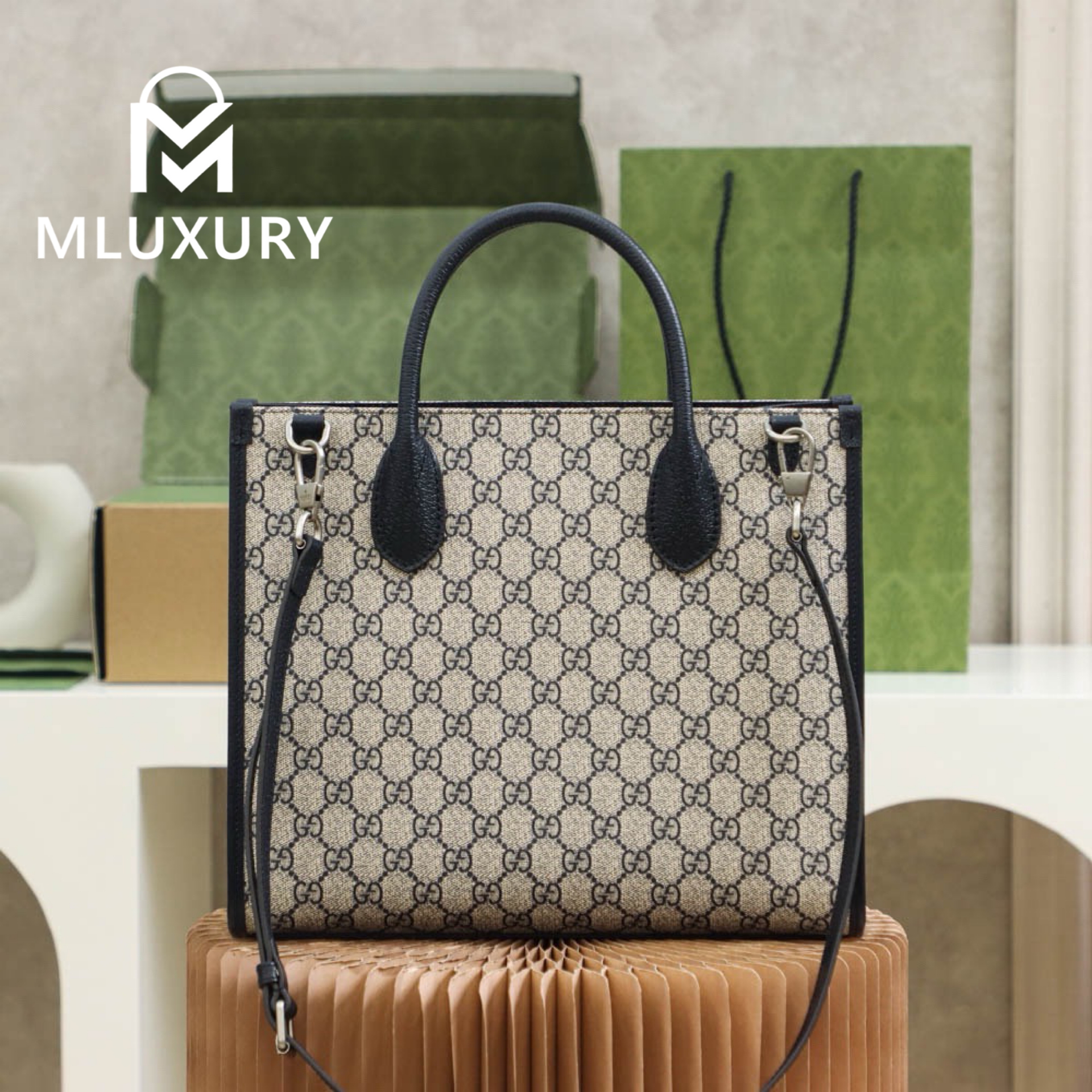 GUCCI Tote Small, Genuine Leather
