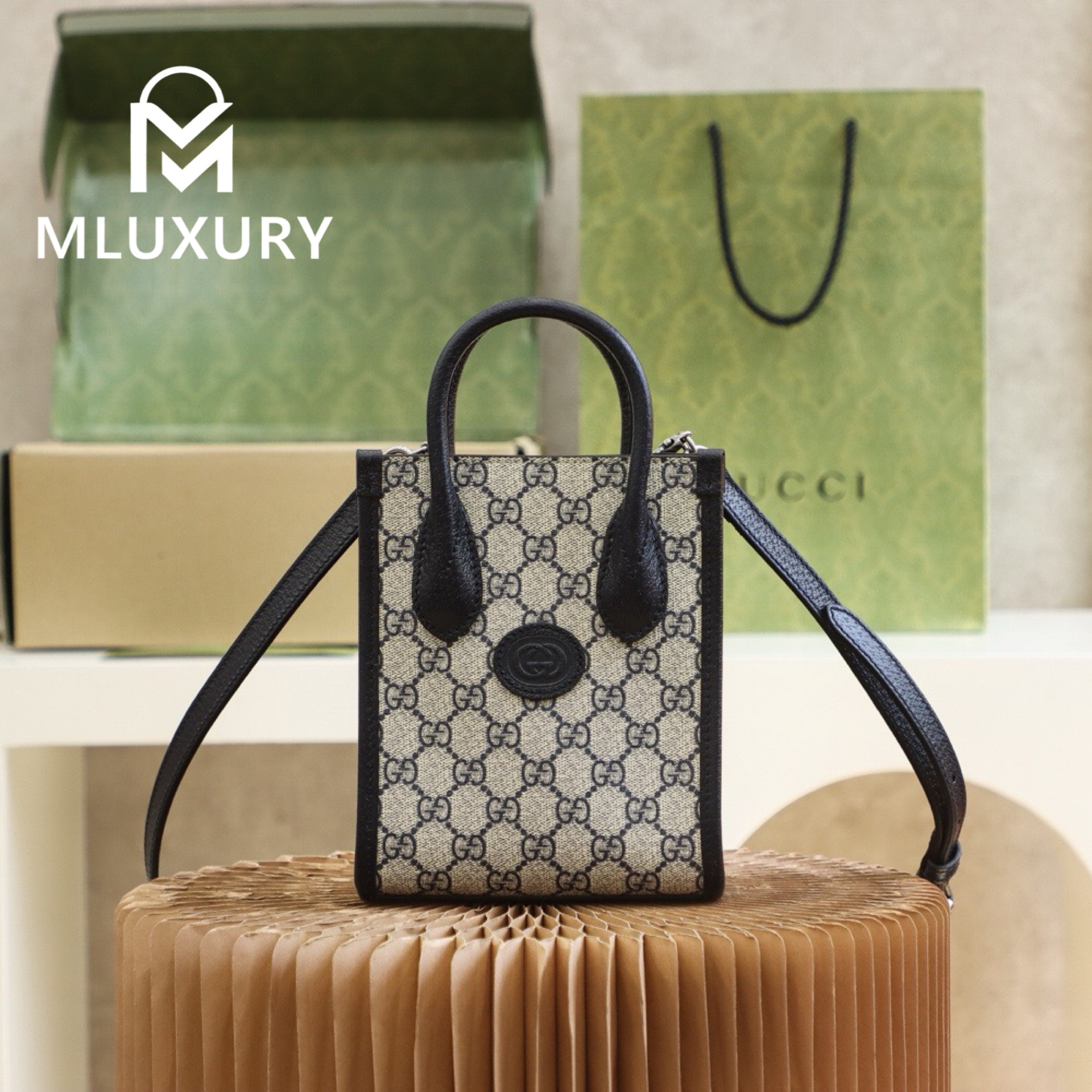 GUCCI Tote Mini, Genuine Leather