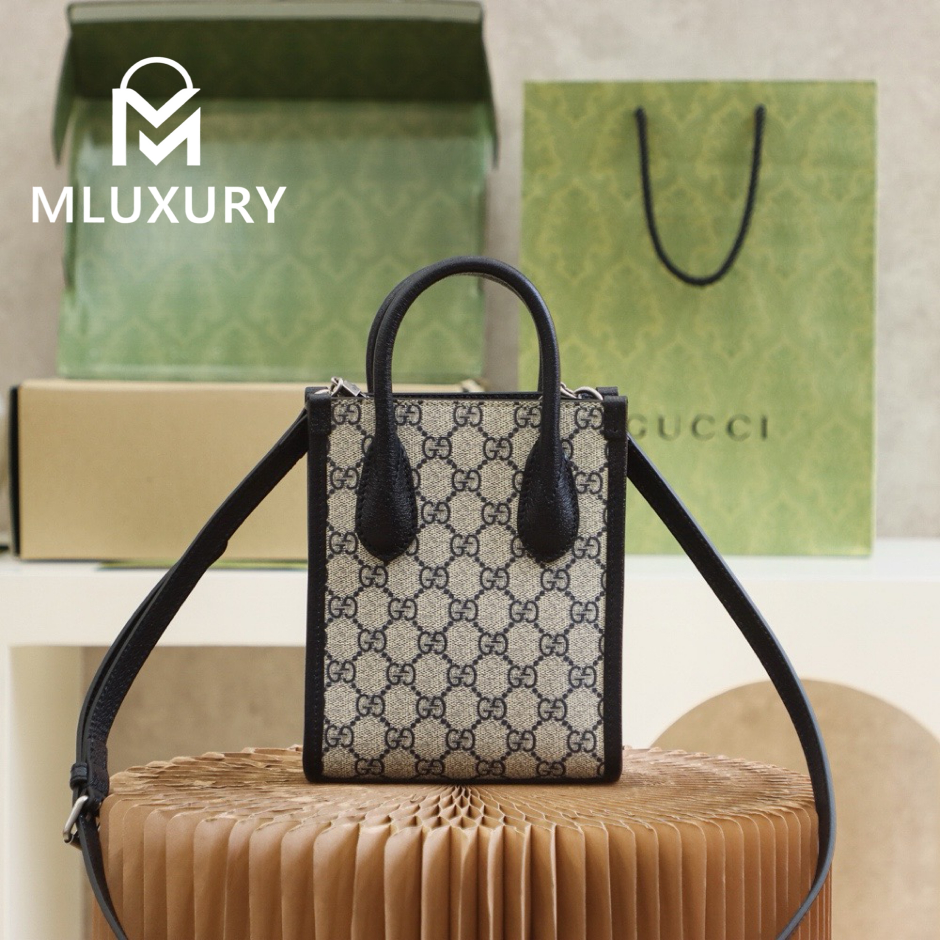 GUCCI Tote Mini, Genuine Leather