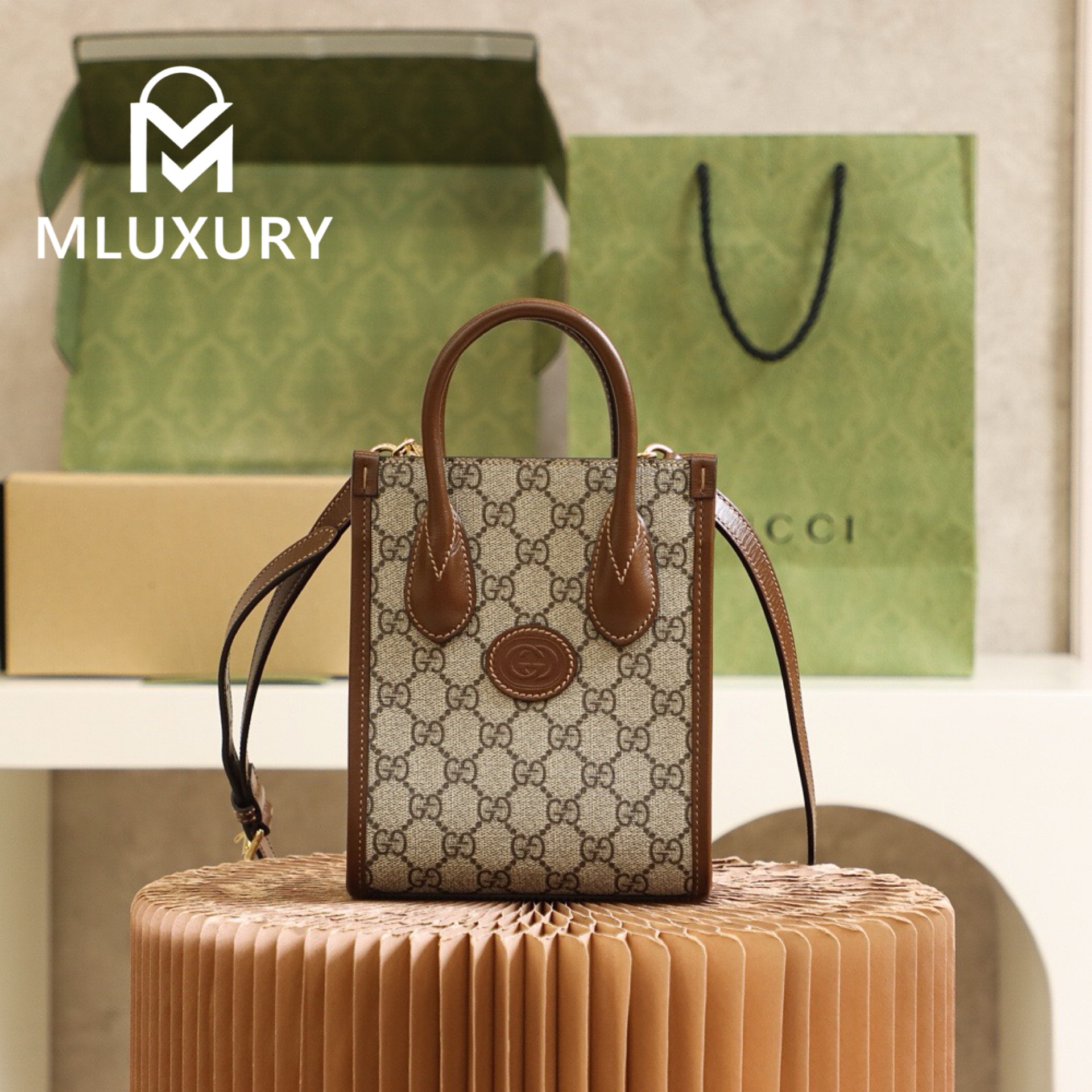 GUCCI Tote Mini, Genuine Leather
