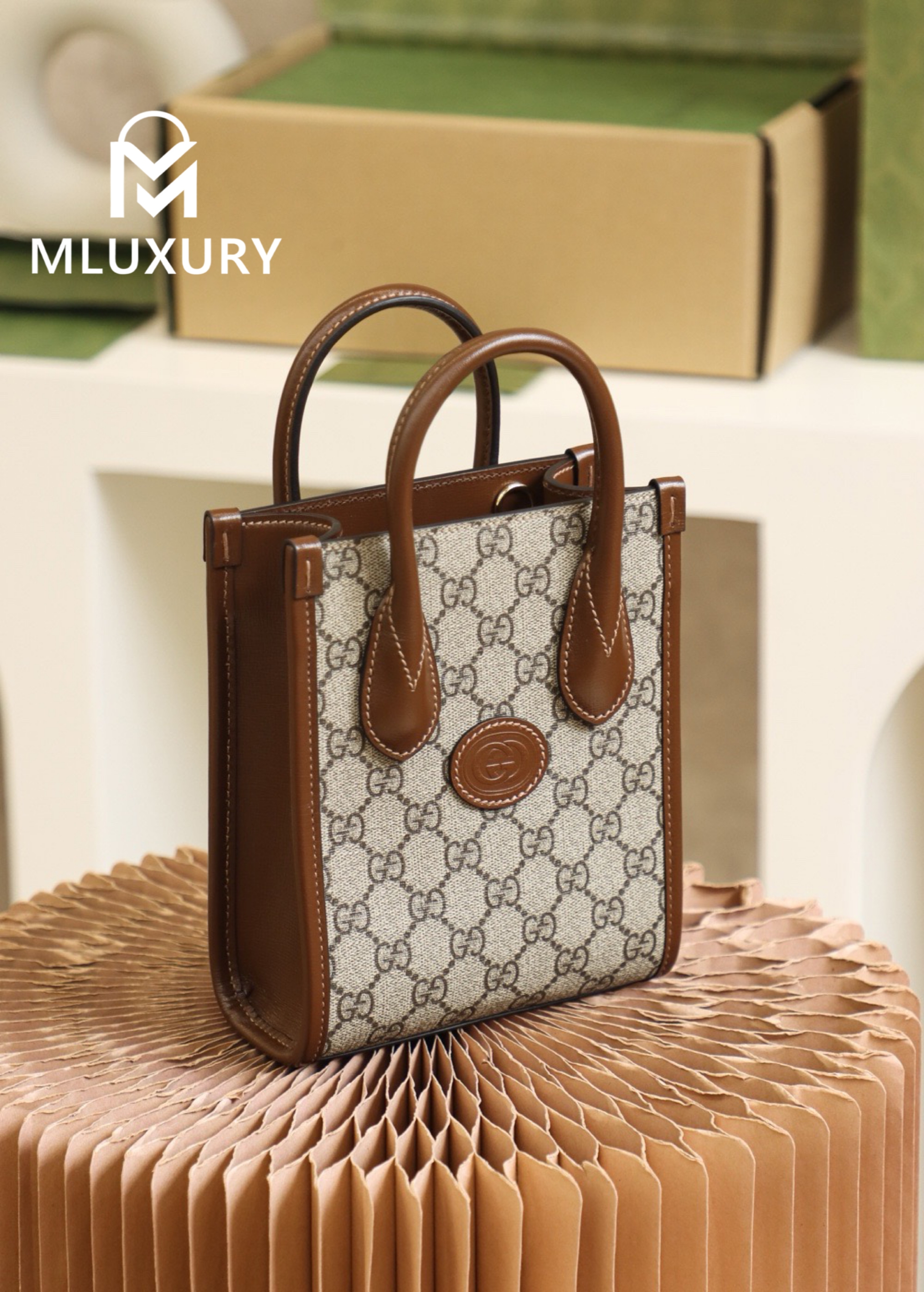 GUCCI Tote Mini, Genuine Leather