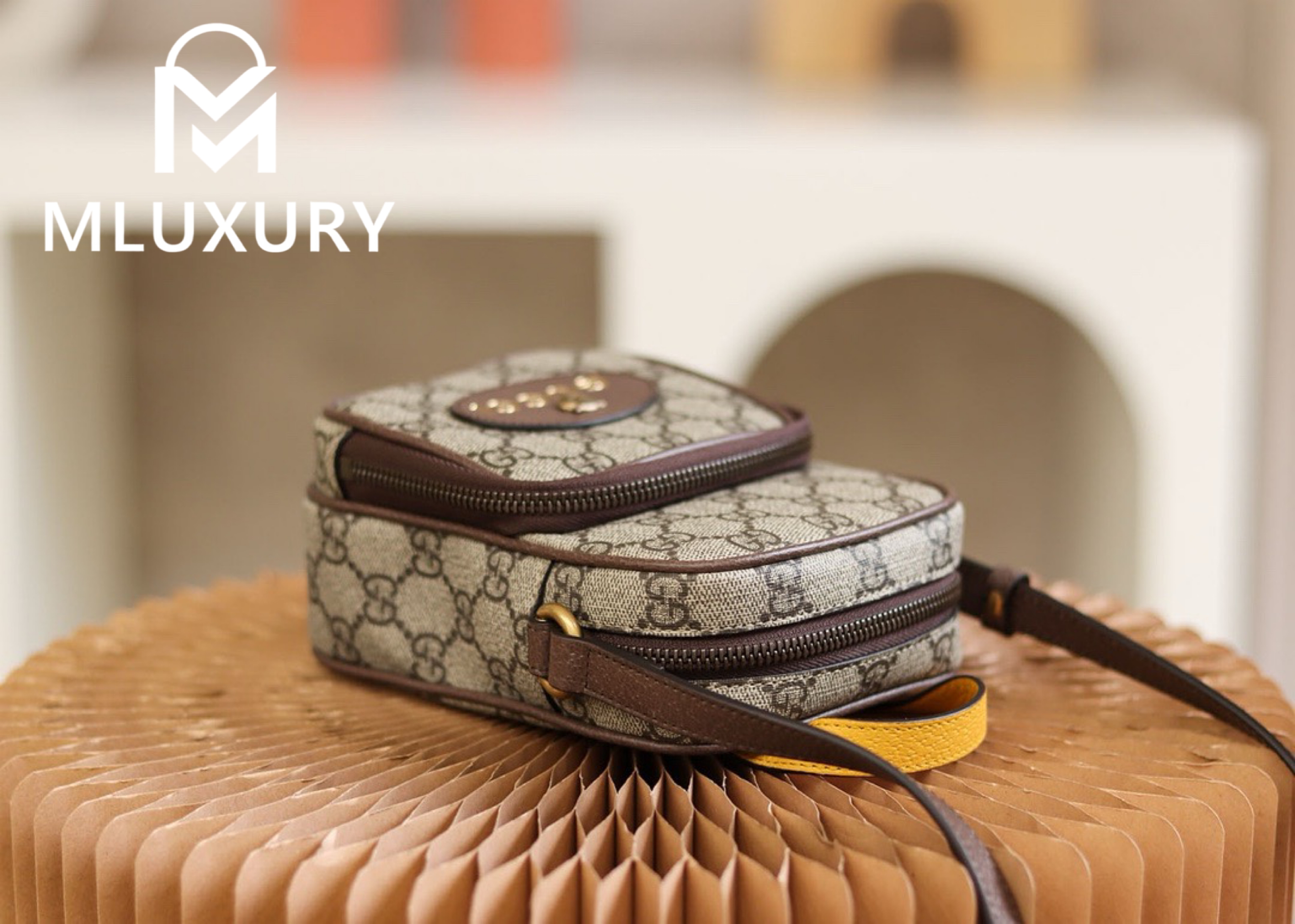 GUCCI Neo Vintage Mini Tiger Head Bag, Genuine Leather