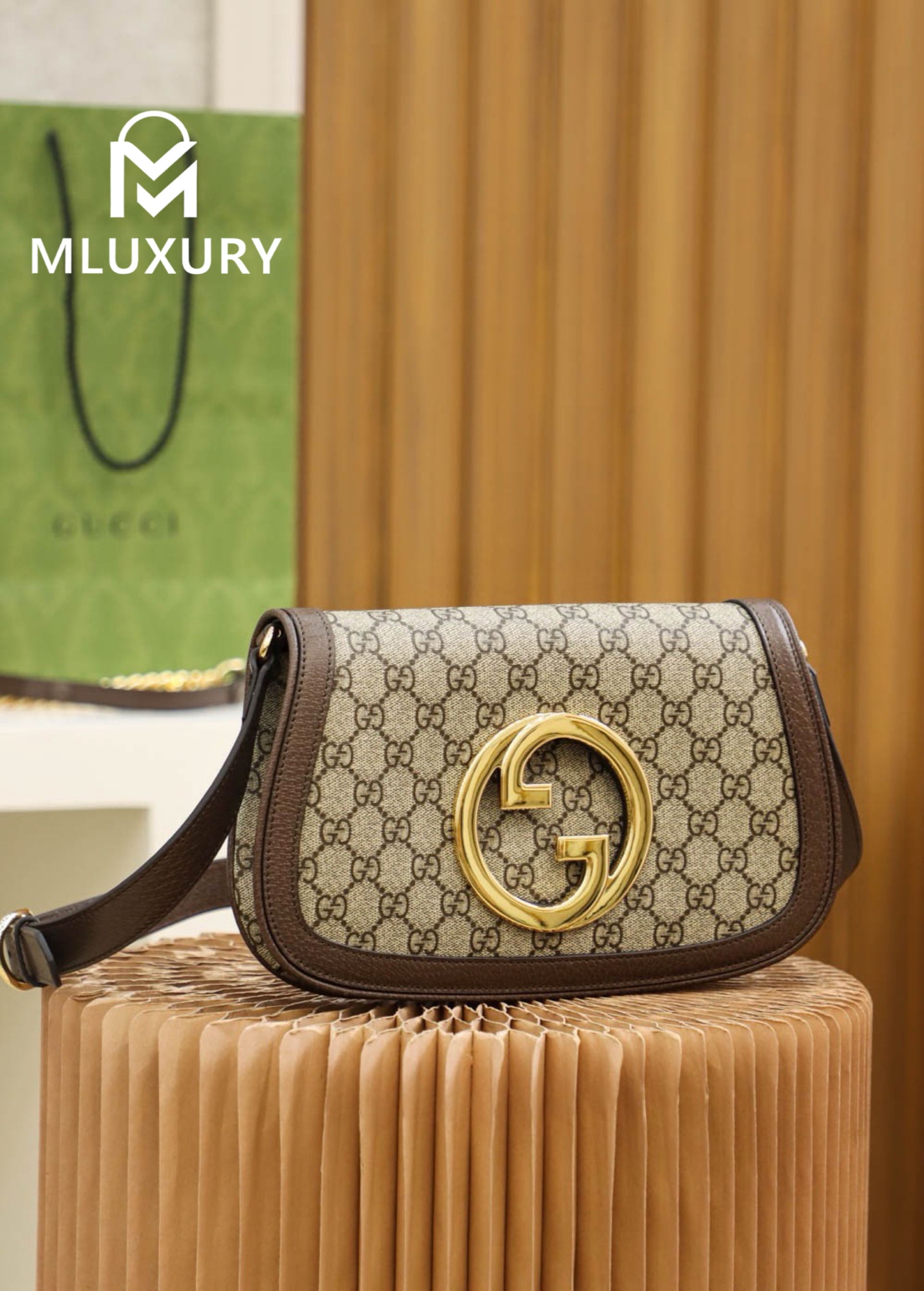 GUCCI Blondie Backpack, Original Leather