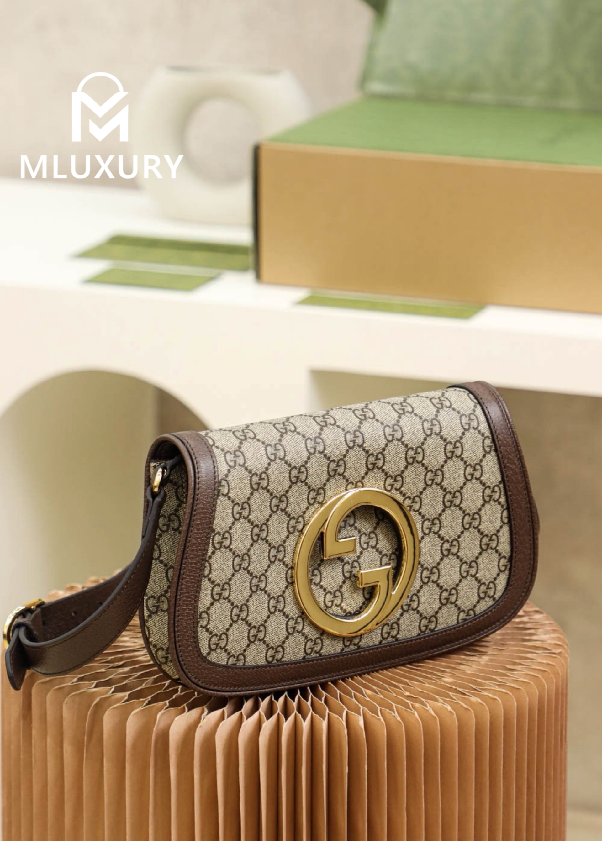 GUCCI Blondie Backpack, Original Leather