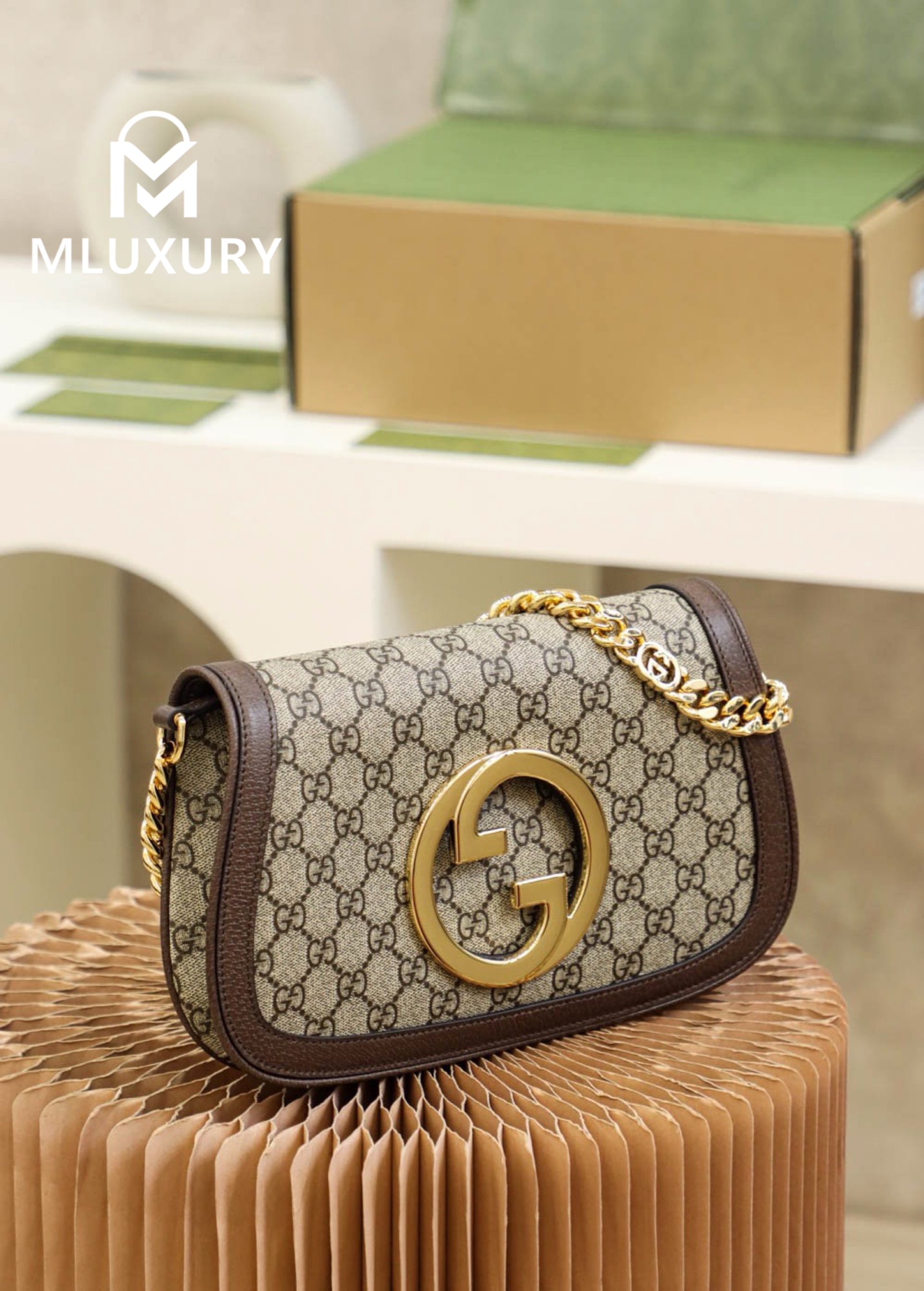 GUCCI Blondie Backpack, Original Leather