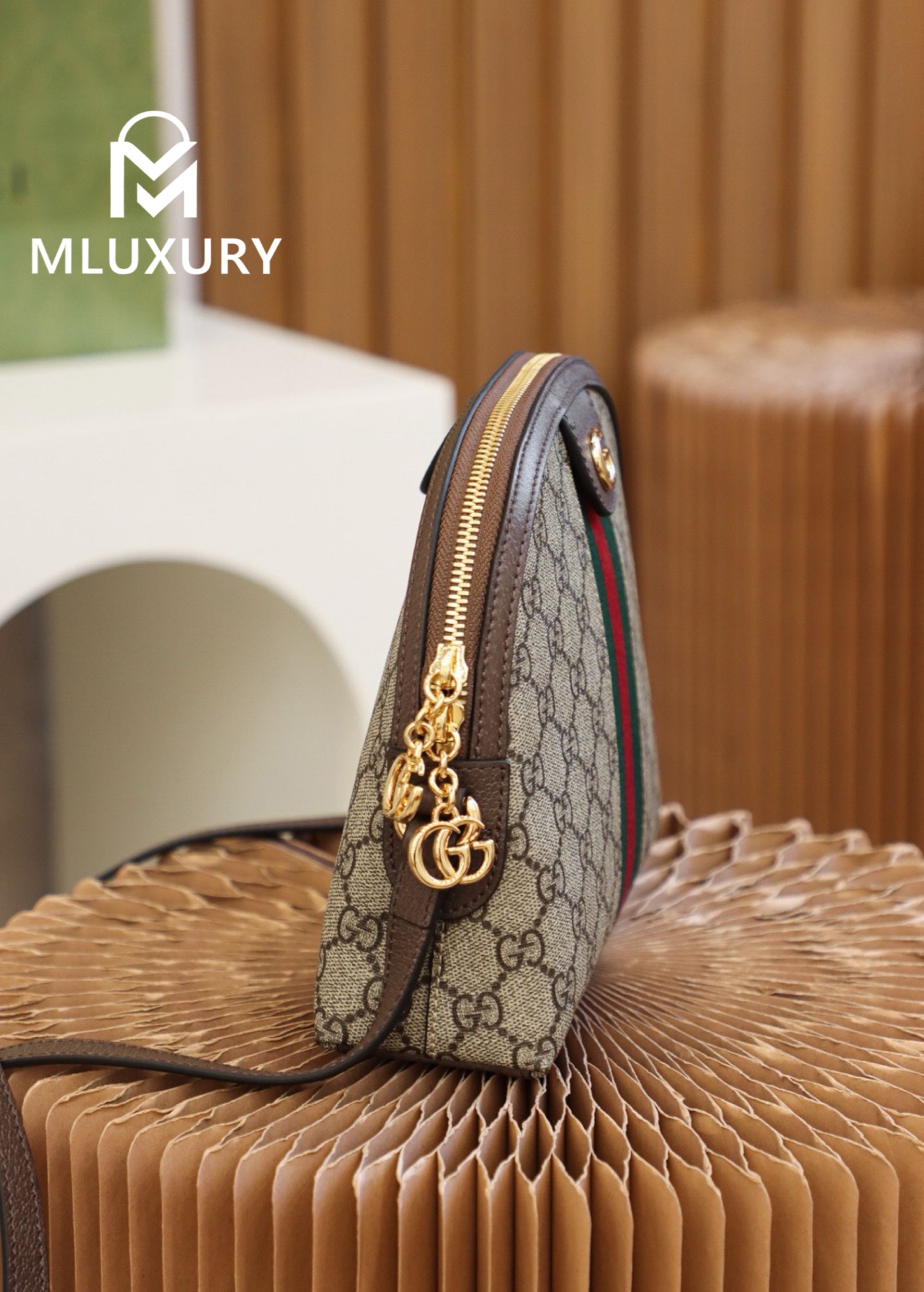 GUCCI Ophida Shell, Original Leather