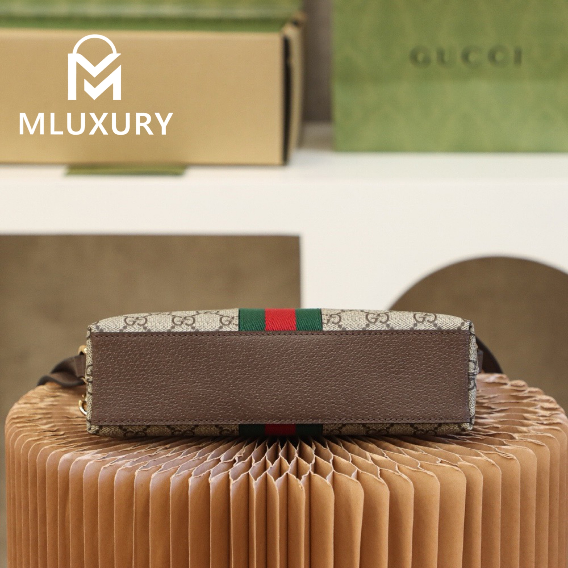 GUCCI Ophida Shell, Original Leather