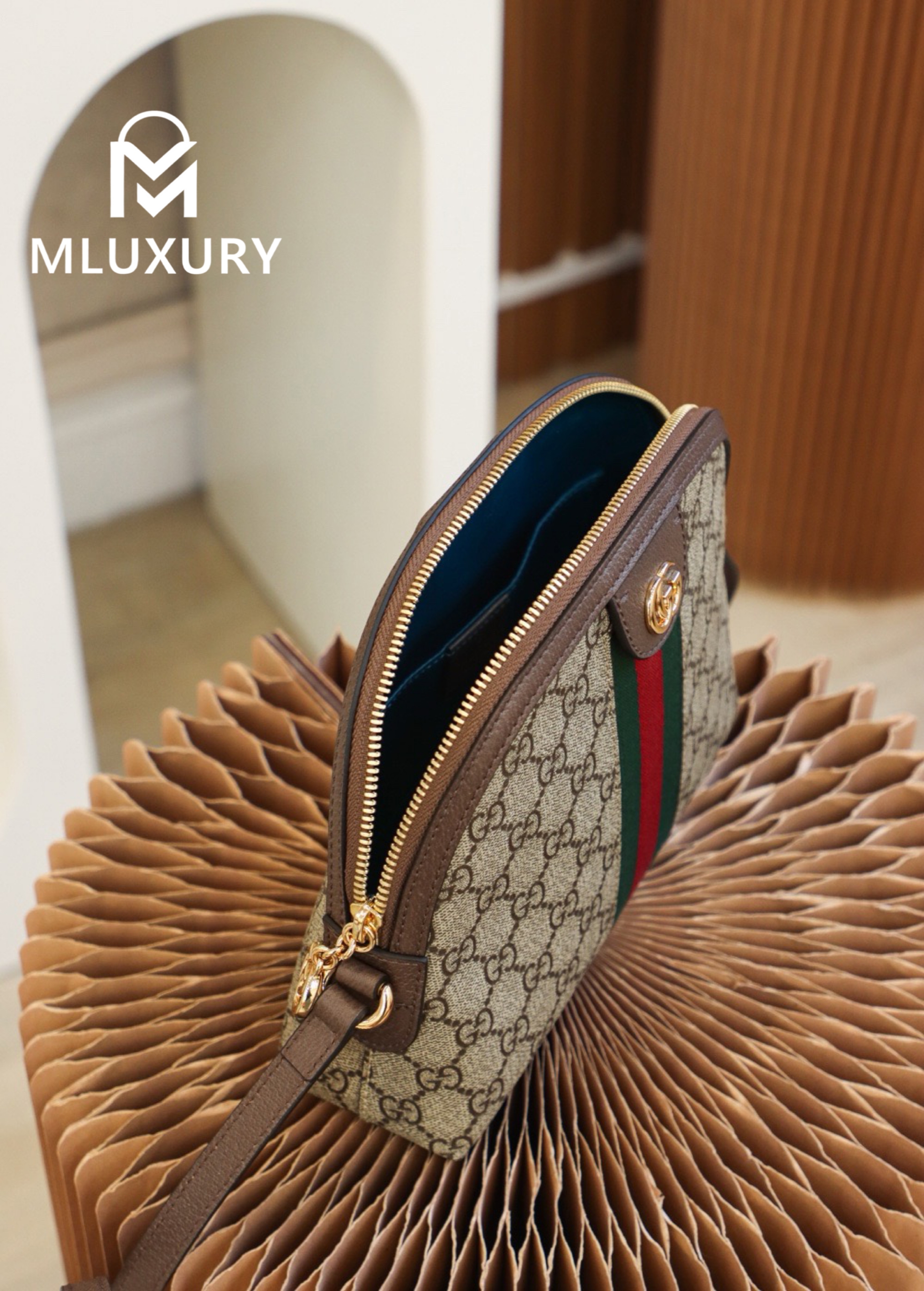 GUCCI Ophida Shell, Original Leather