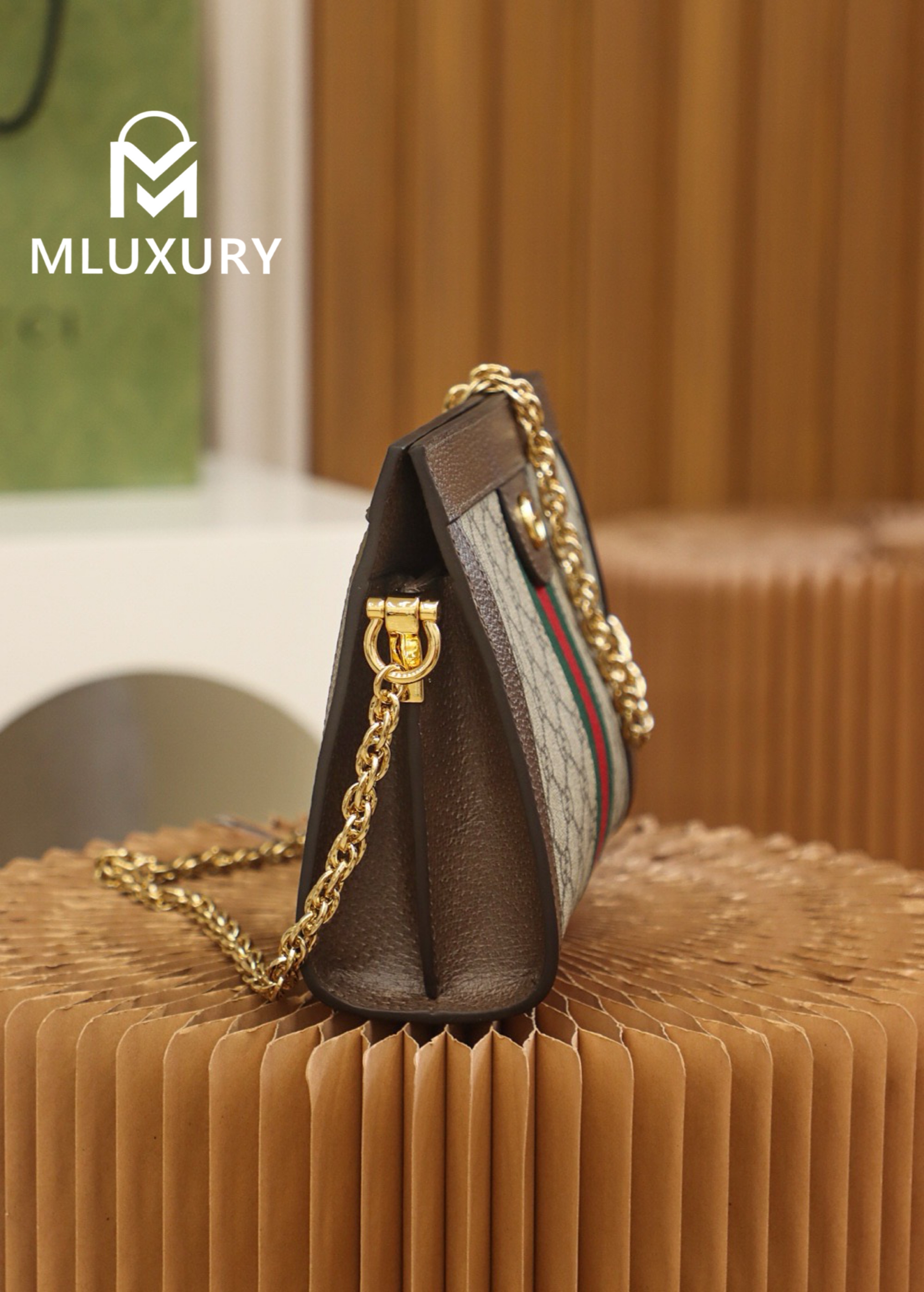 GUCCI Ophida Small, Genuine Leather
