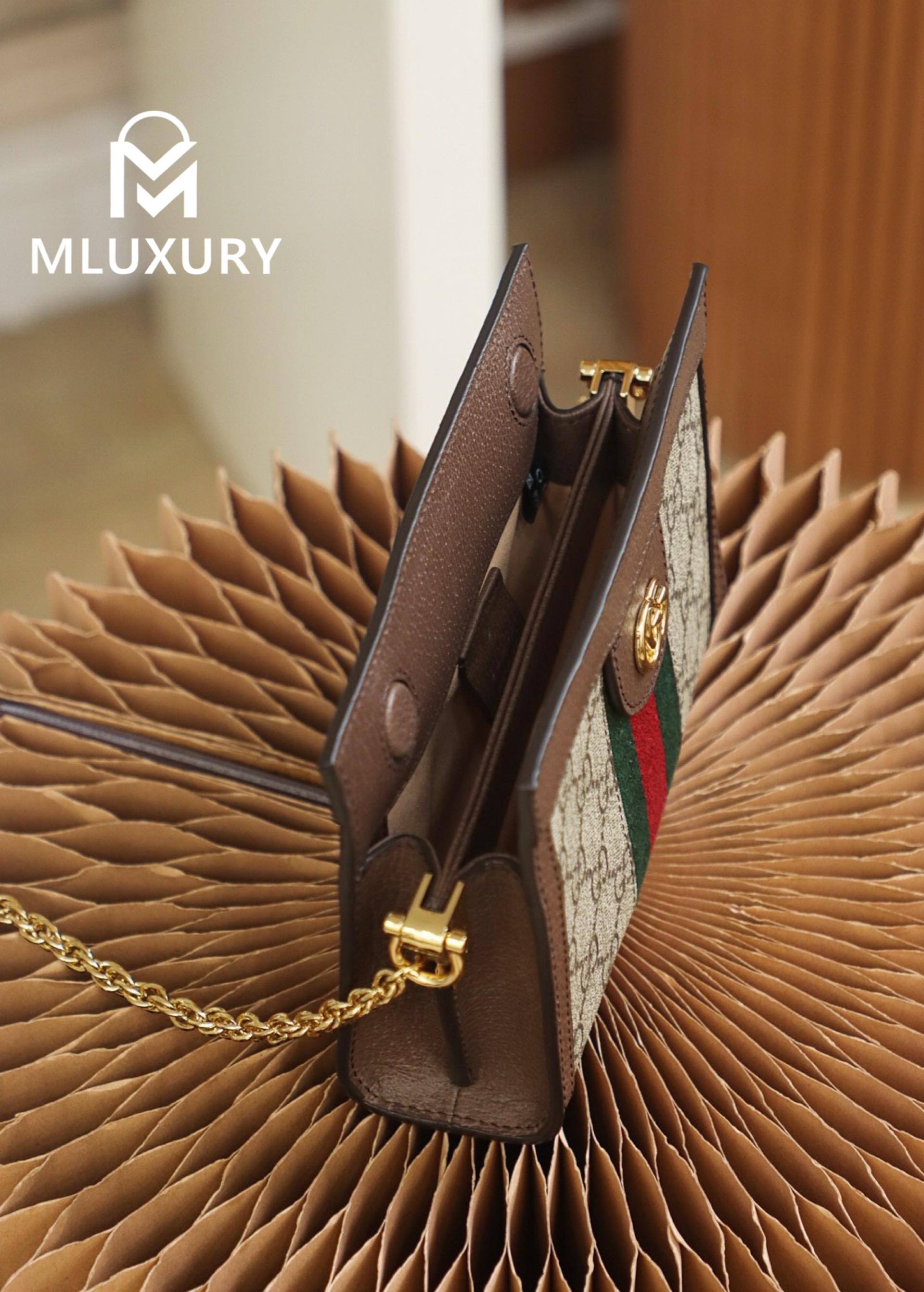 GUCCI Ophida Mini, Genuine Leather