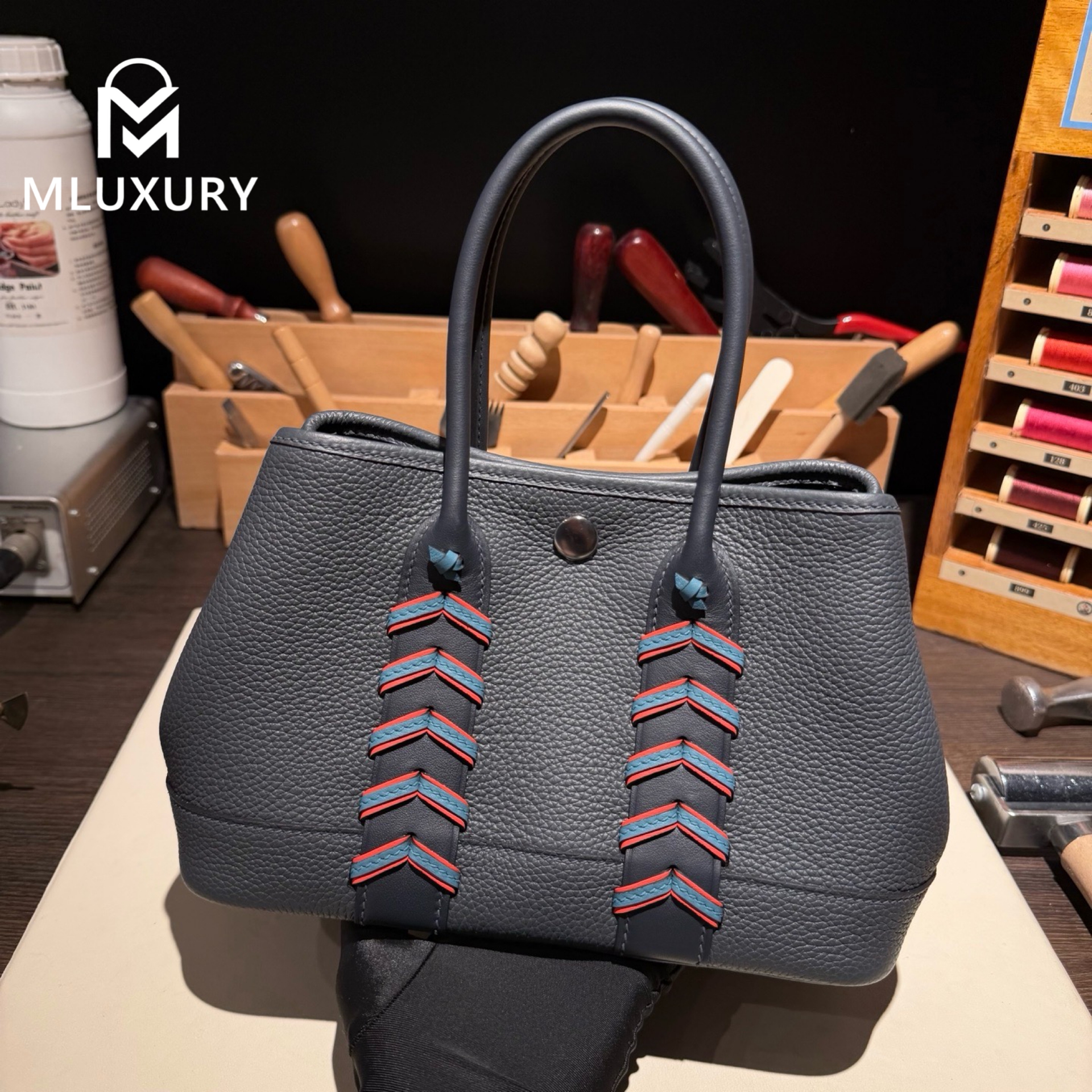Hermès Neo Garden 23 Woven Bag – Ntogo and Swift Woven Design,  Sailor Blue