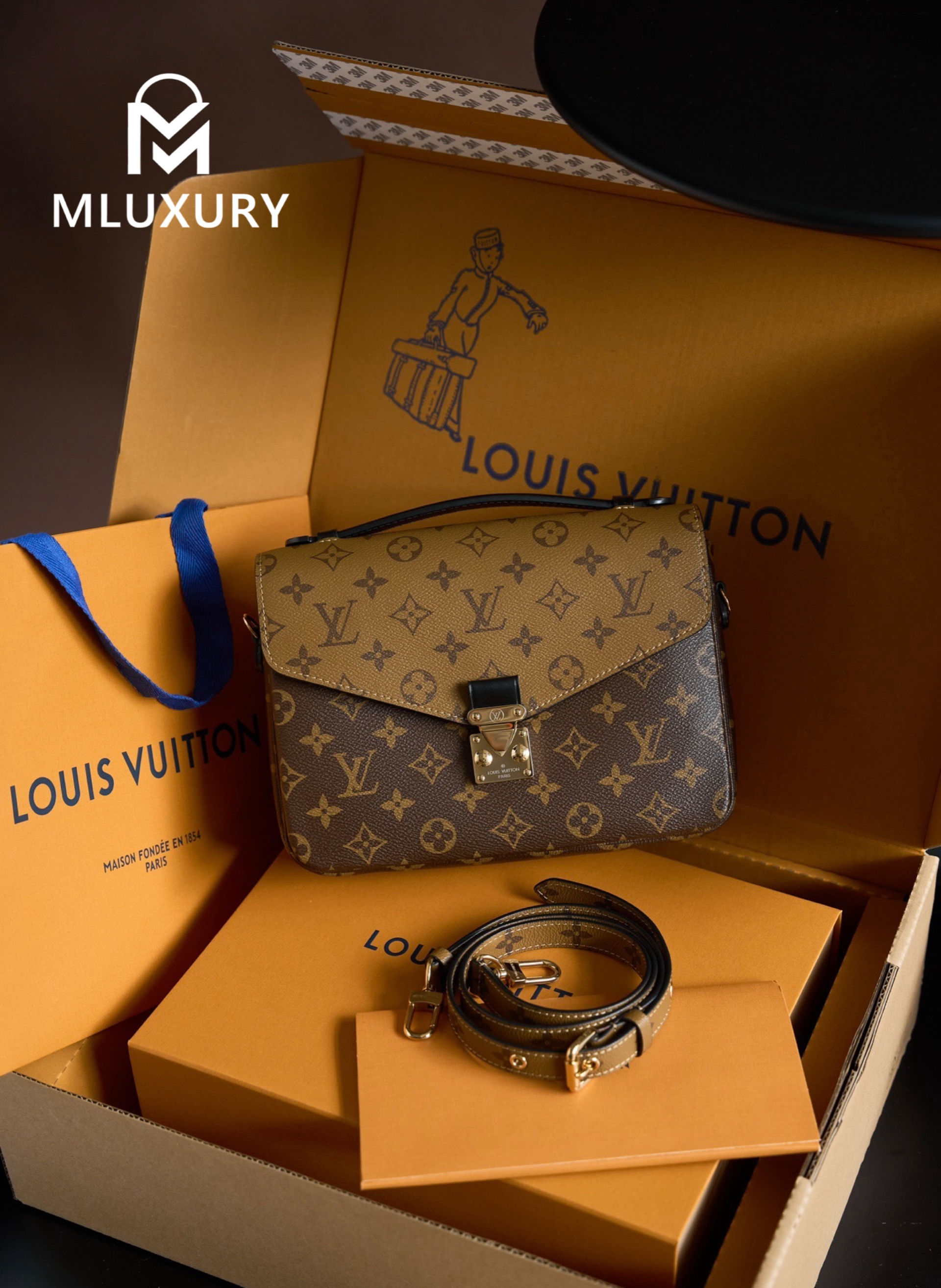 LOUIS VUITTON Pochette Metis Handbag
