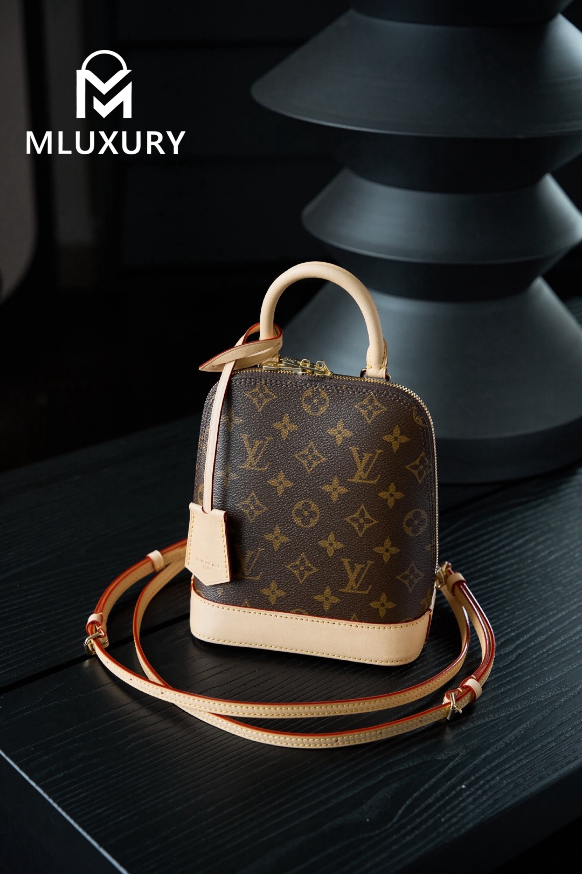 LOUIS VUITTON ALMA Shell Backpack