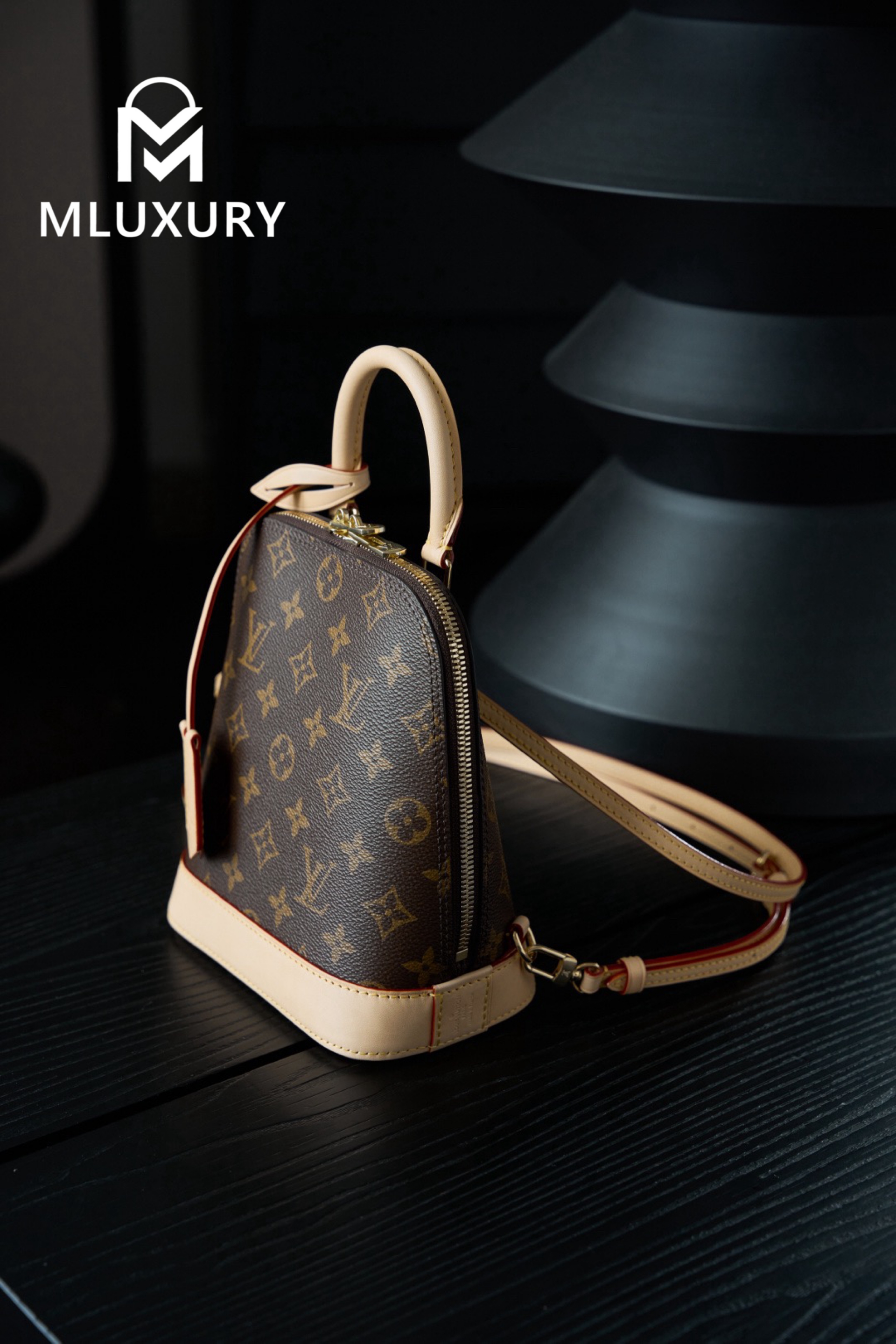 LOUIS VUITTON ALMA Shell Backpack