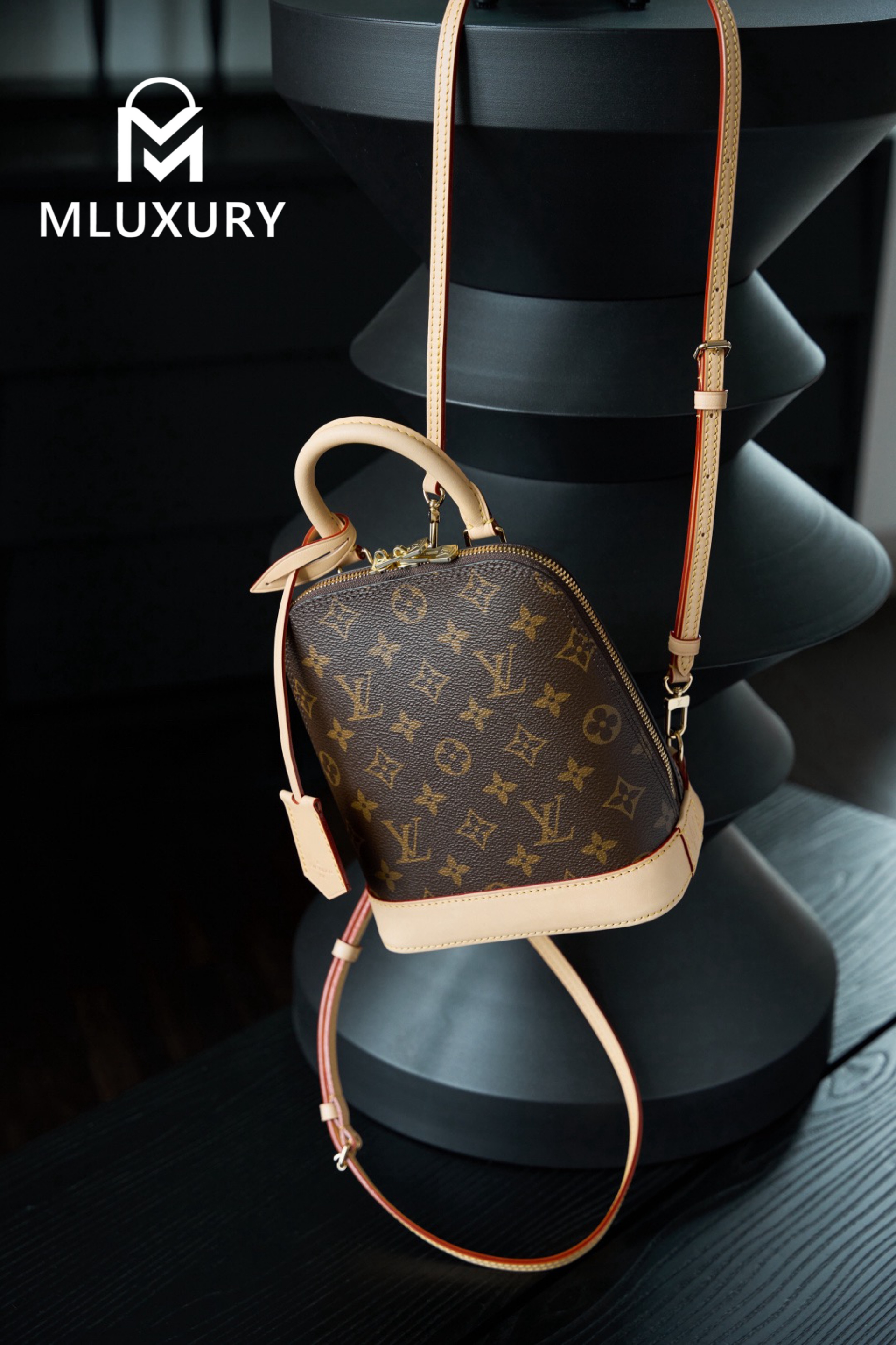 LOUIS VUITTON ALMA Shell Backpack