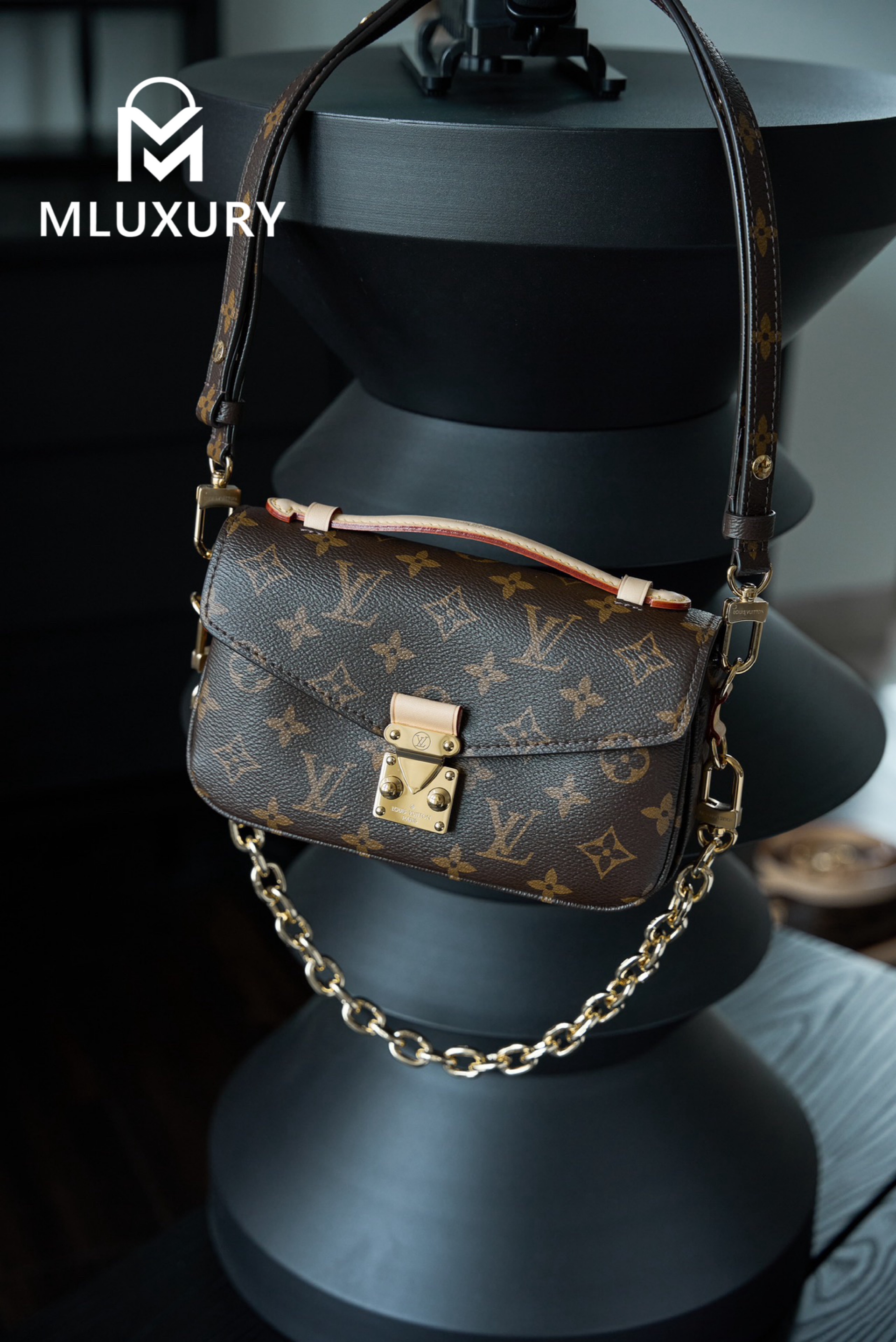 LOUIS VUITTON POCHETTE MÉTIS EAST WEST Handbag
