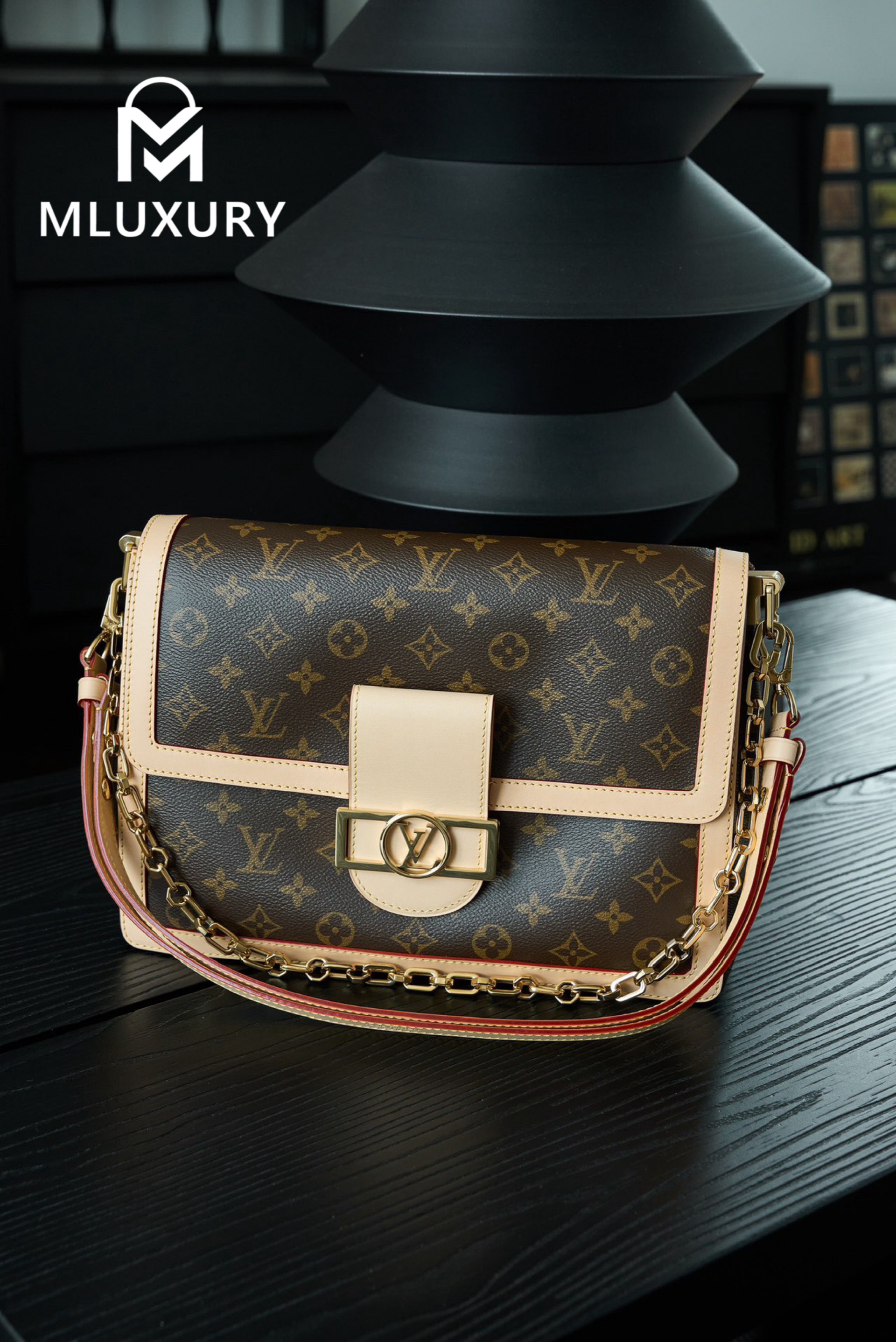 LOUIS VUITTON DAUPHINE SOFT Large Handbag