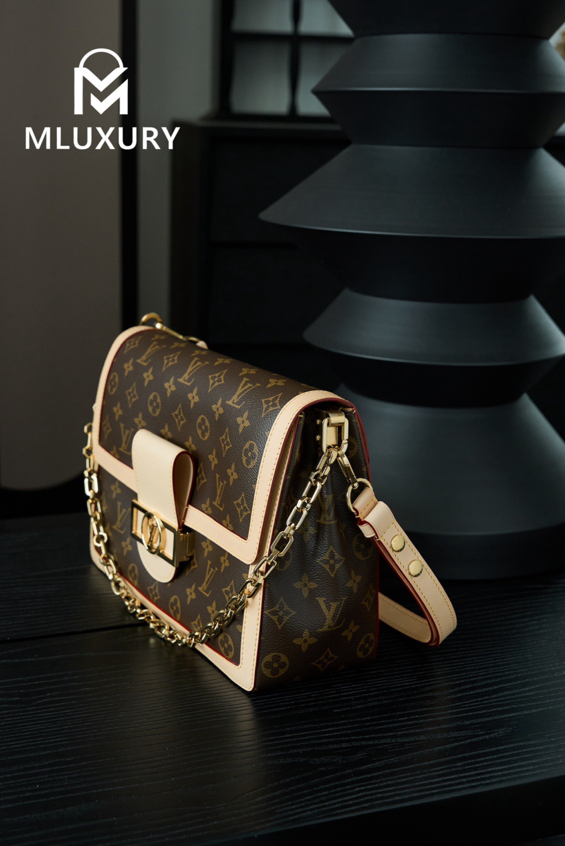 LOUIS VUITTON DAUPHINE SOFT Large Handbag